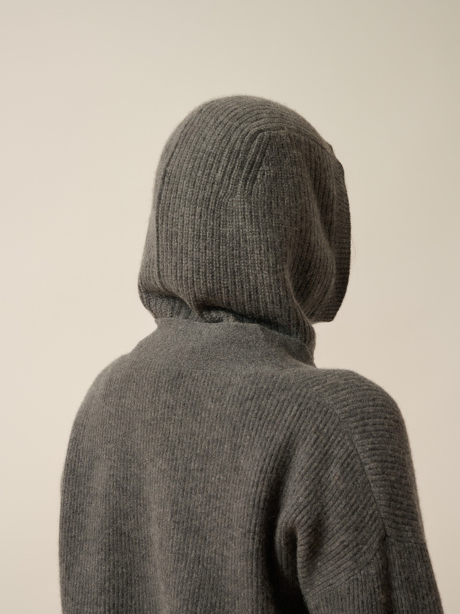 eveline cagoule 4 fils anthracite chiné