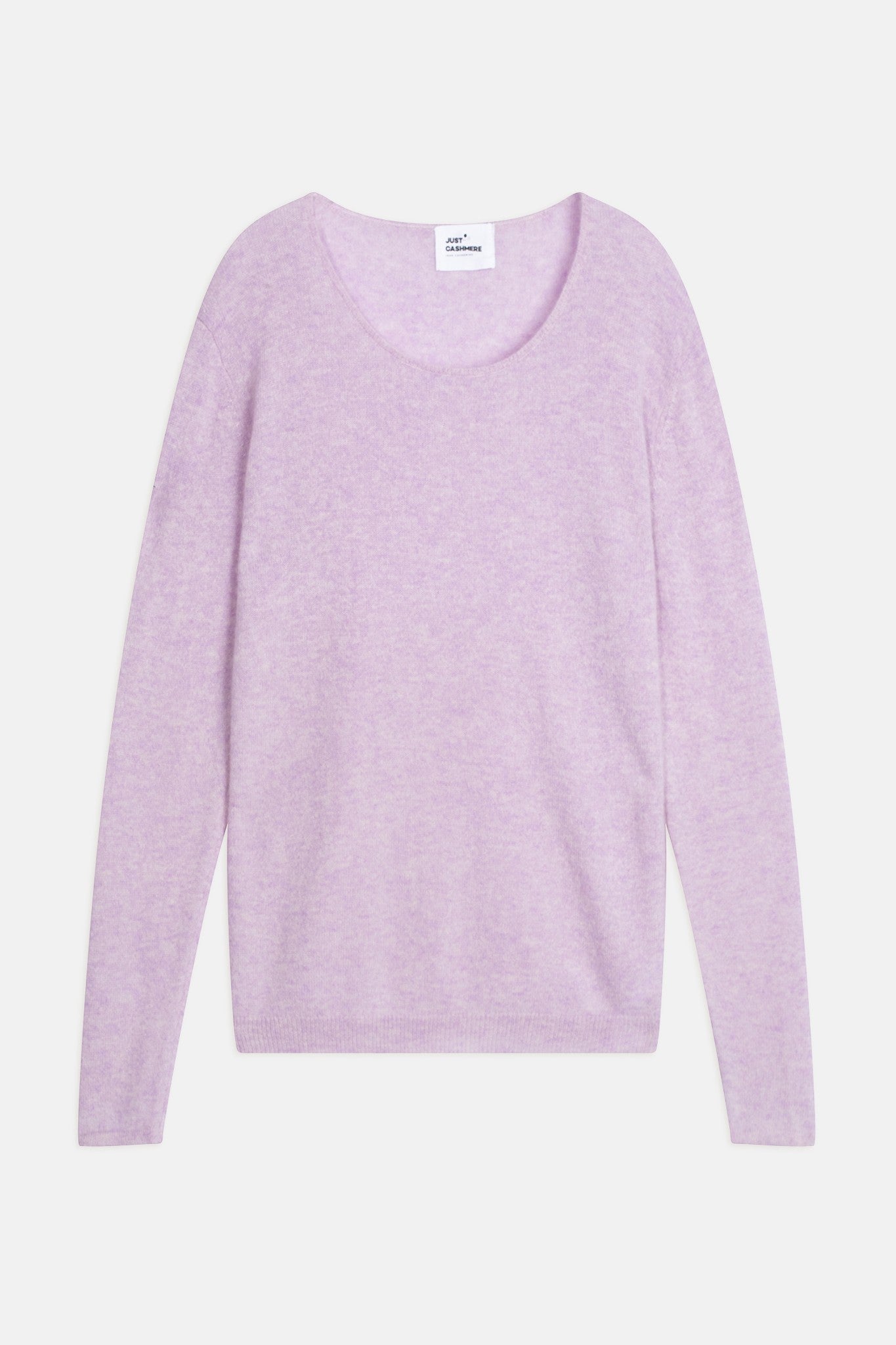 fiona pull col bateau mauve chiné