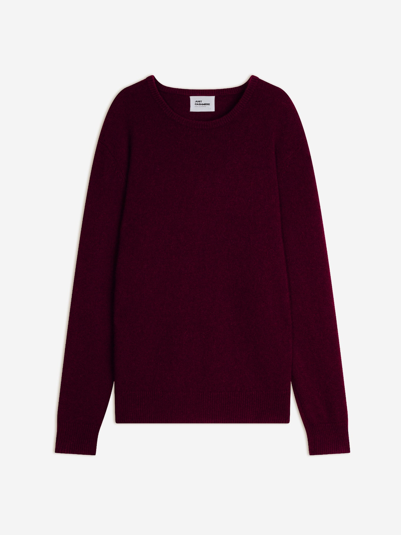 GABIN pull col rond 4 fils mûre