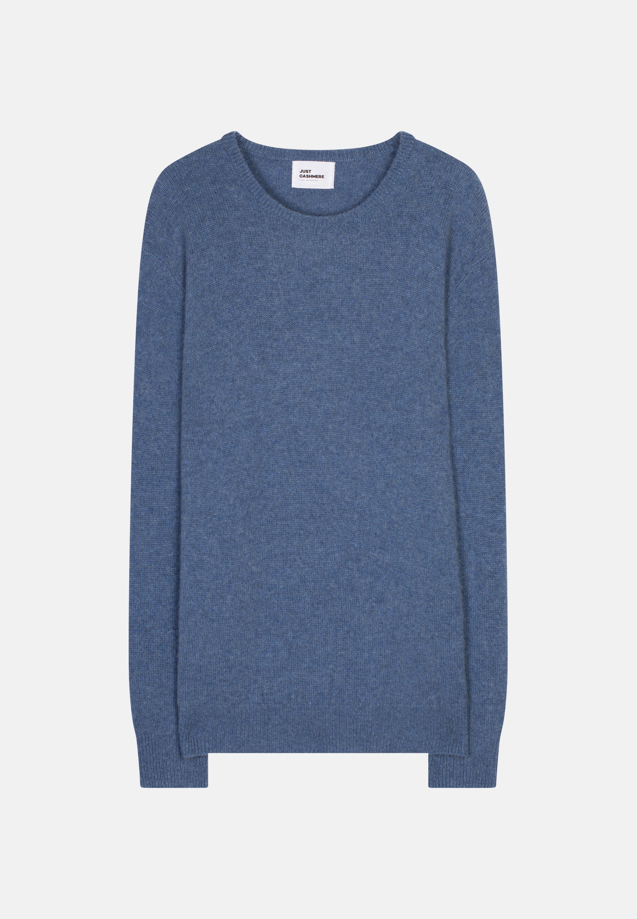 GABIN round-neck sweater denim blue