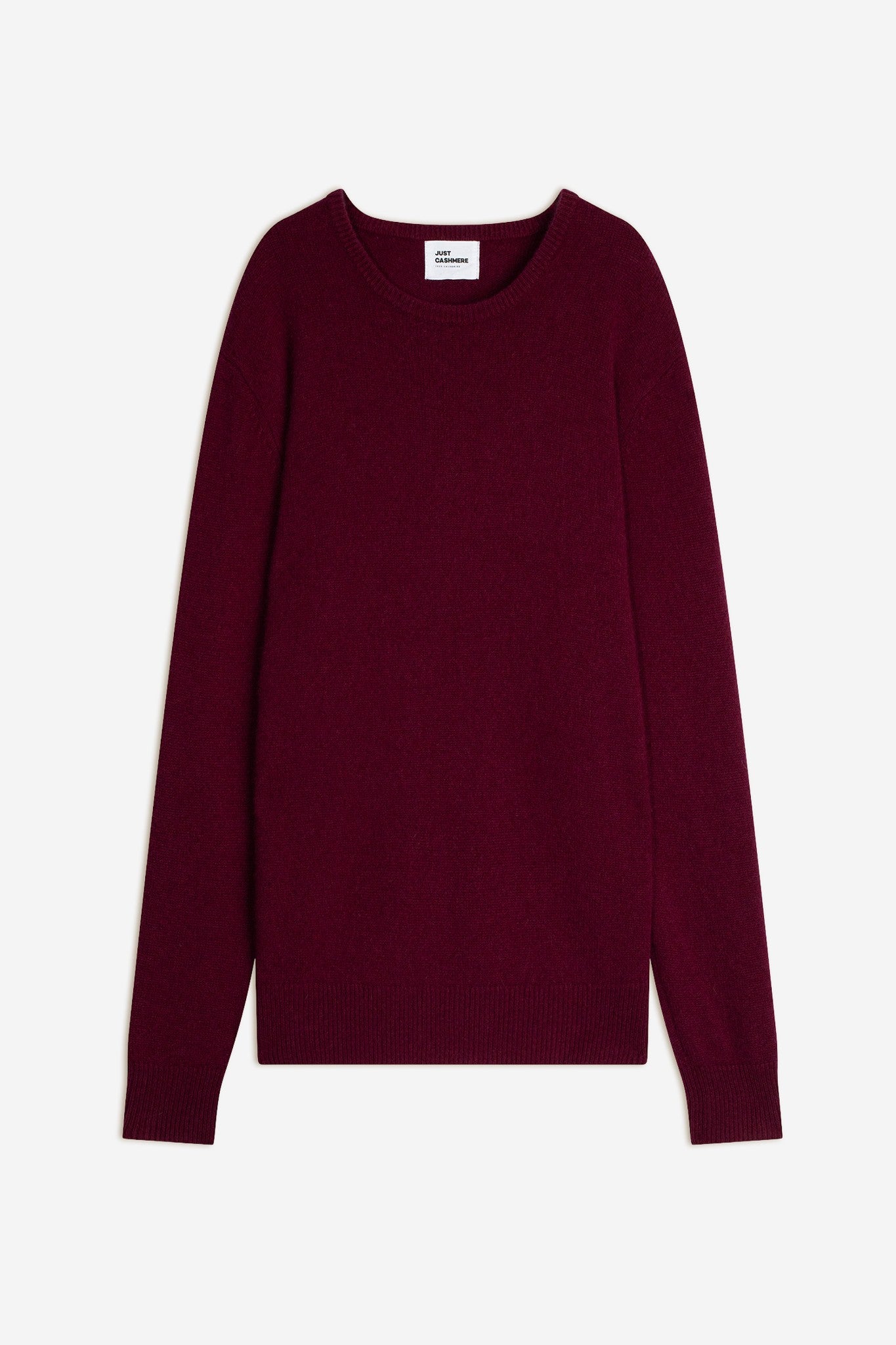gabin pull col rond bordeaux