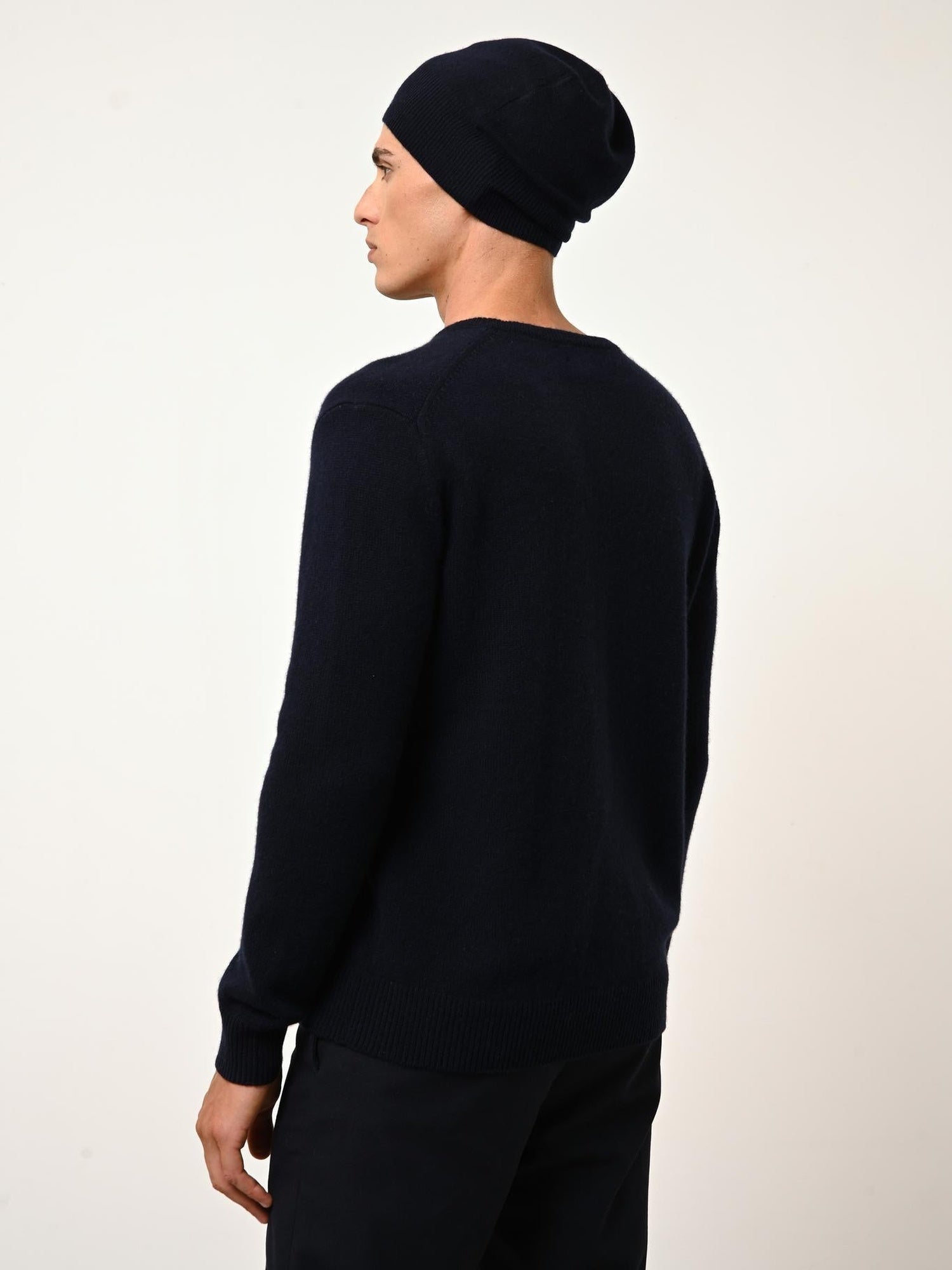 GABIN pull col rond navy