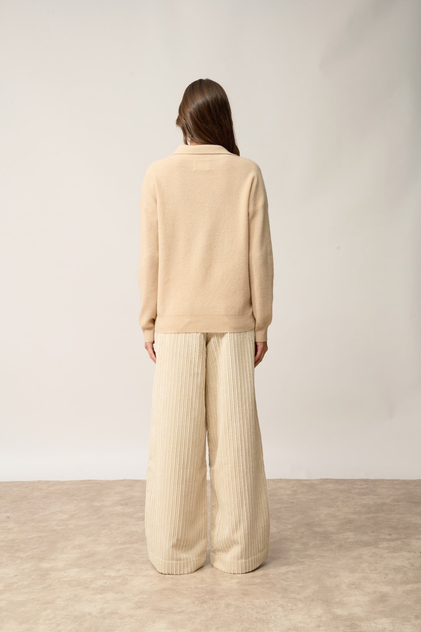 GARCIA polo col v sable