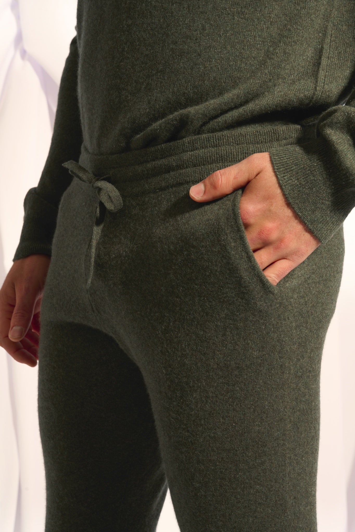 GARETH khaki mottled jogging suit