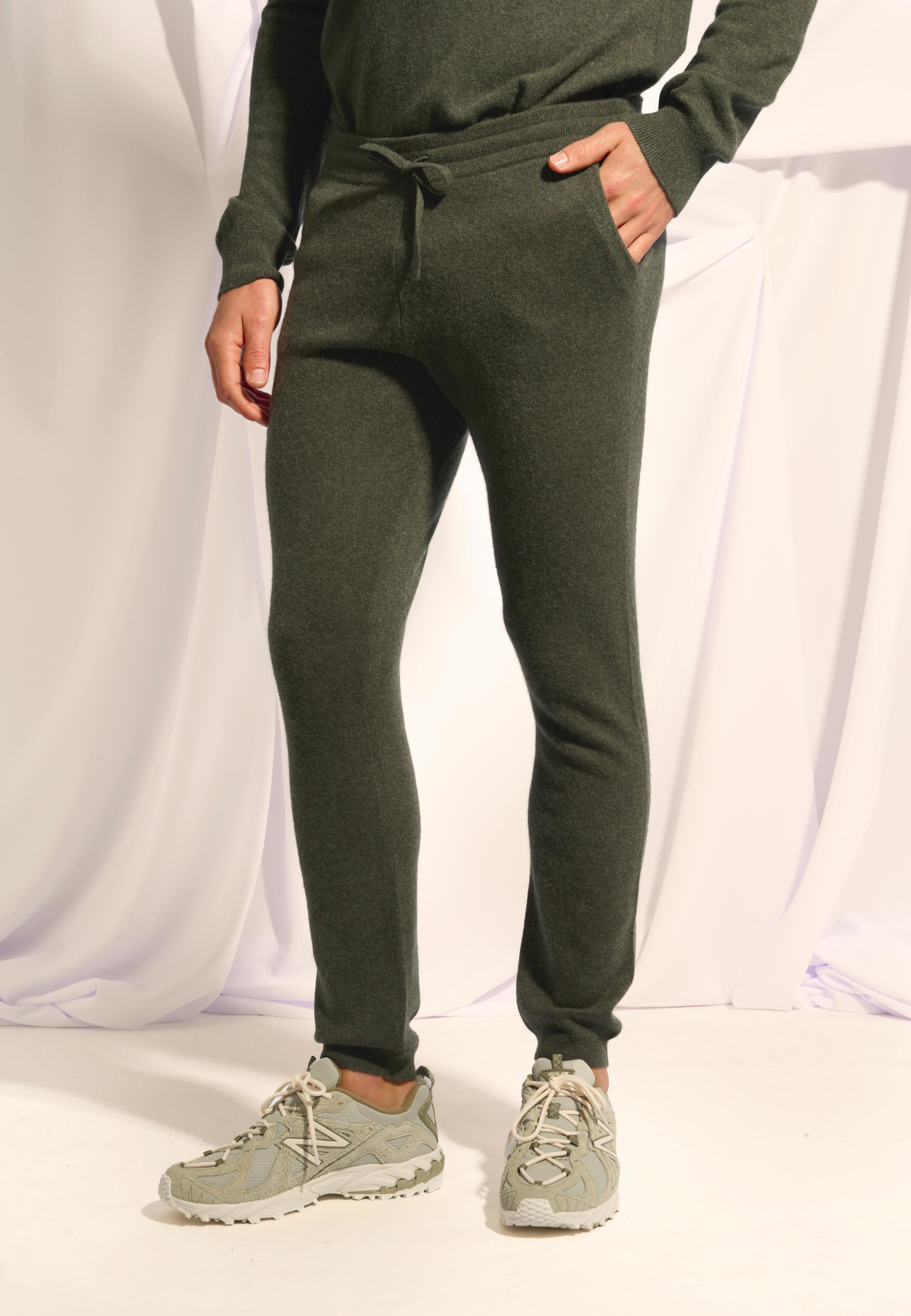 GARETH khaki mottled jogging suit