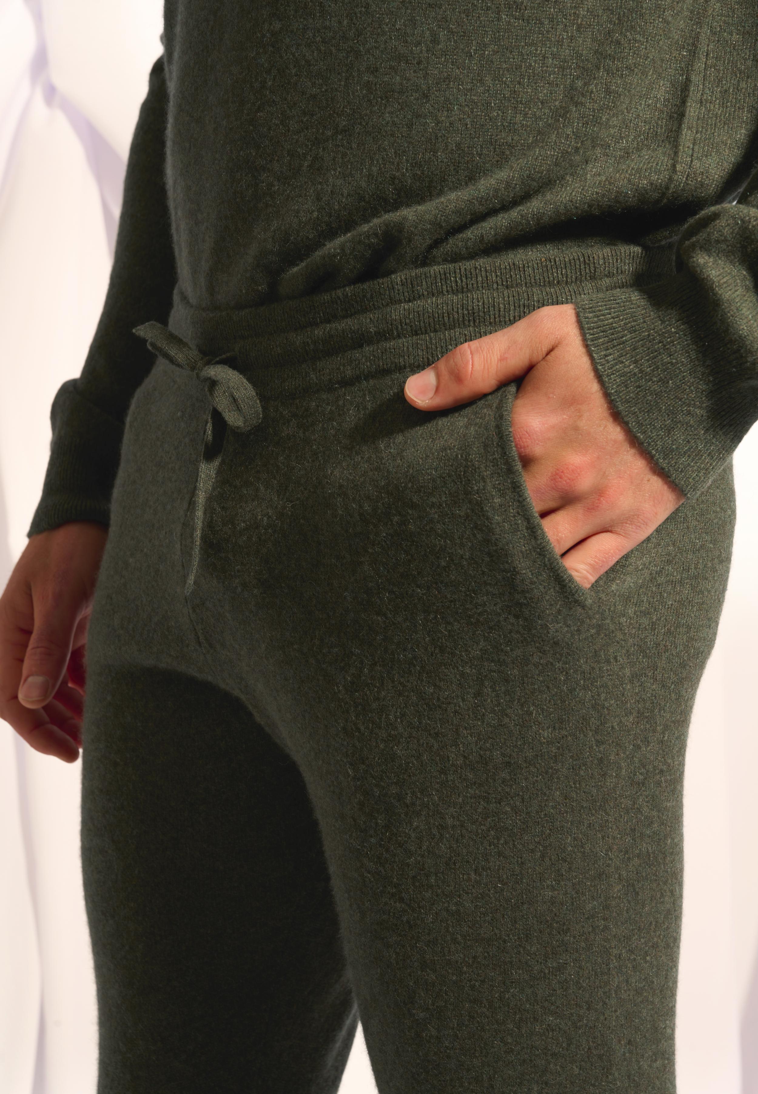 GARETH khaki mottled jogging suit