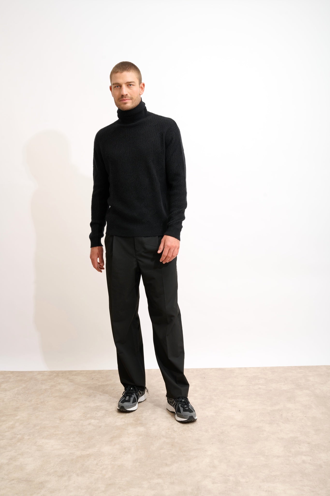 GOBA black turtleneck sweater