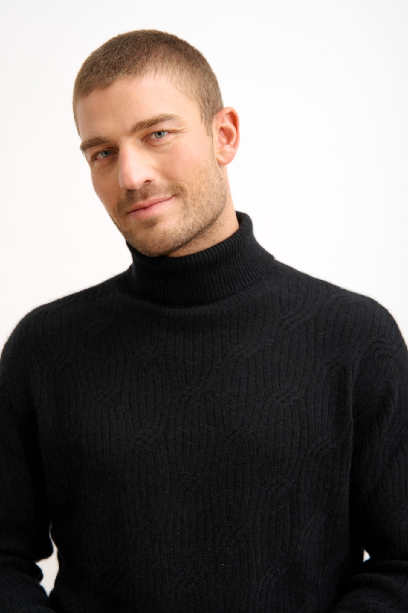 GOBA black turtleneck sweater