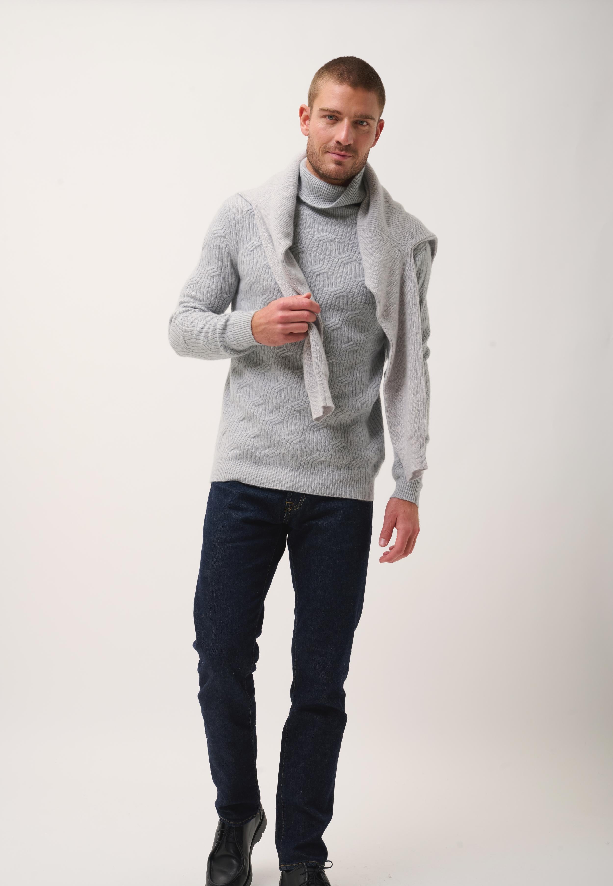 GOBA cloud turtleneck sweater