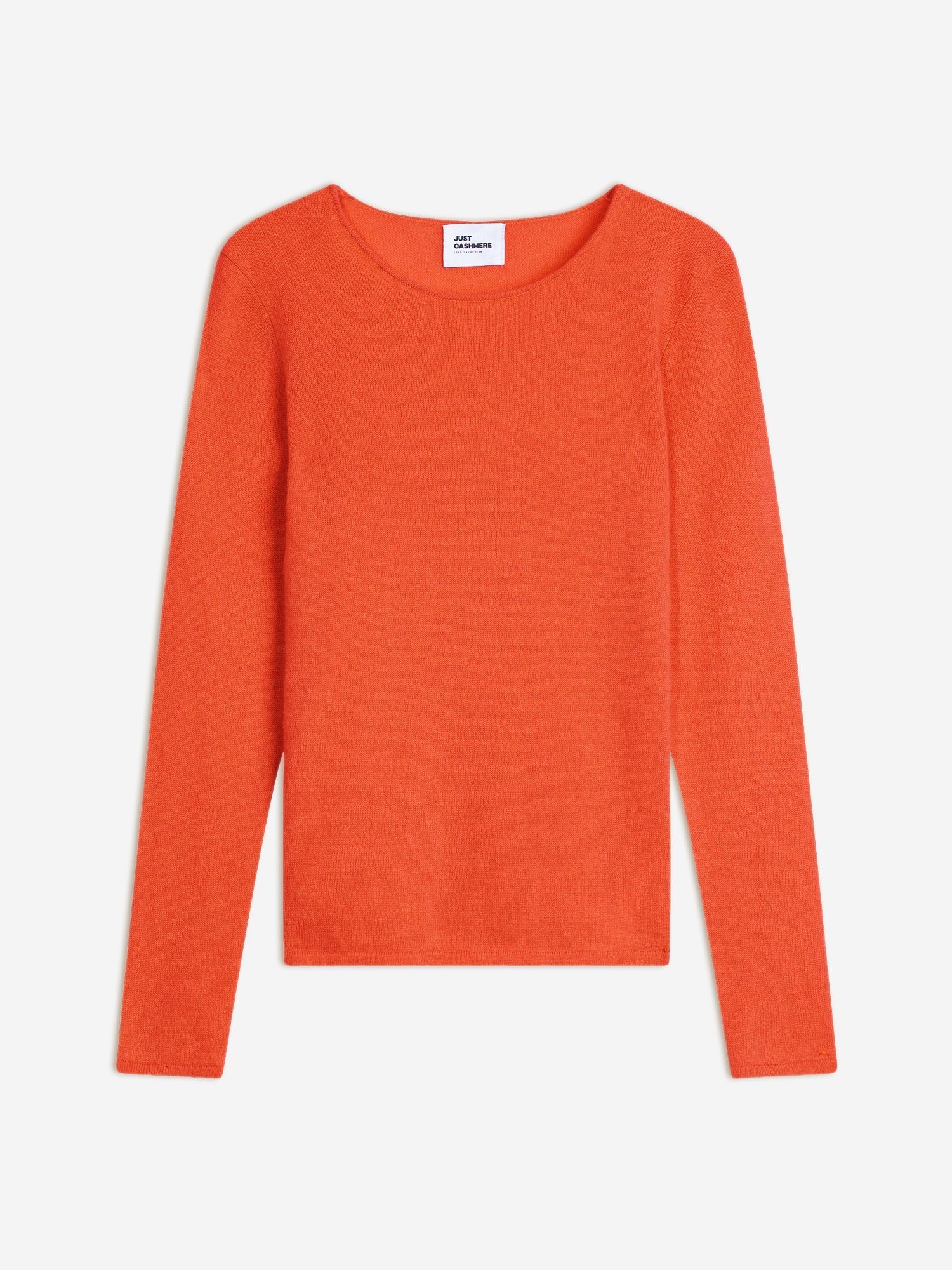 GRACE pull col bateau orange