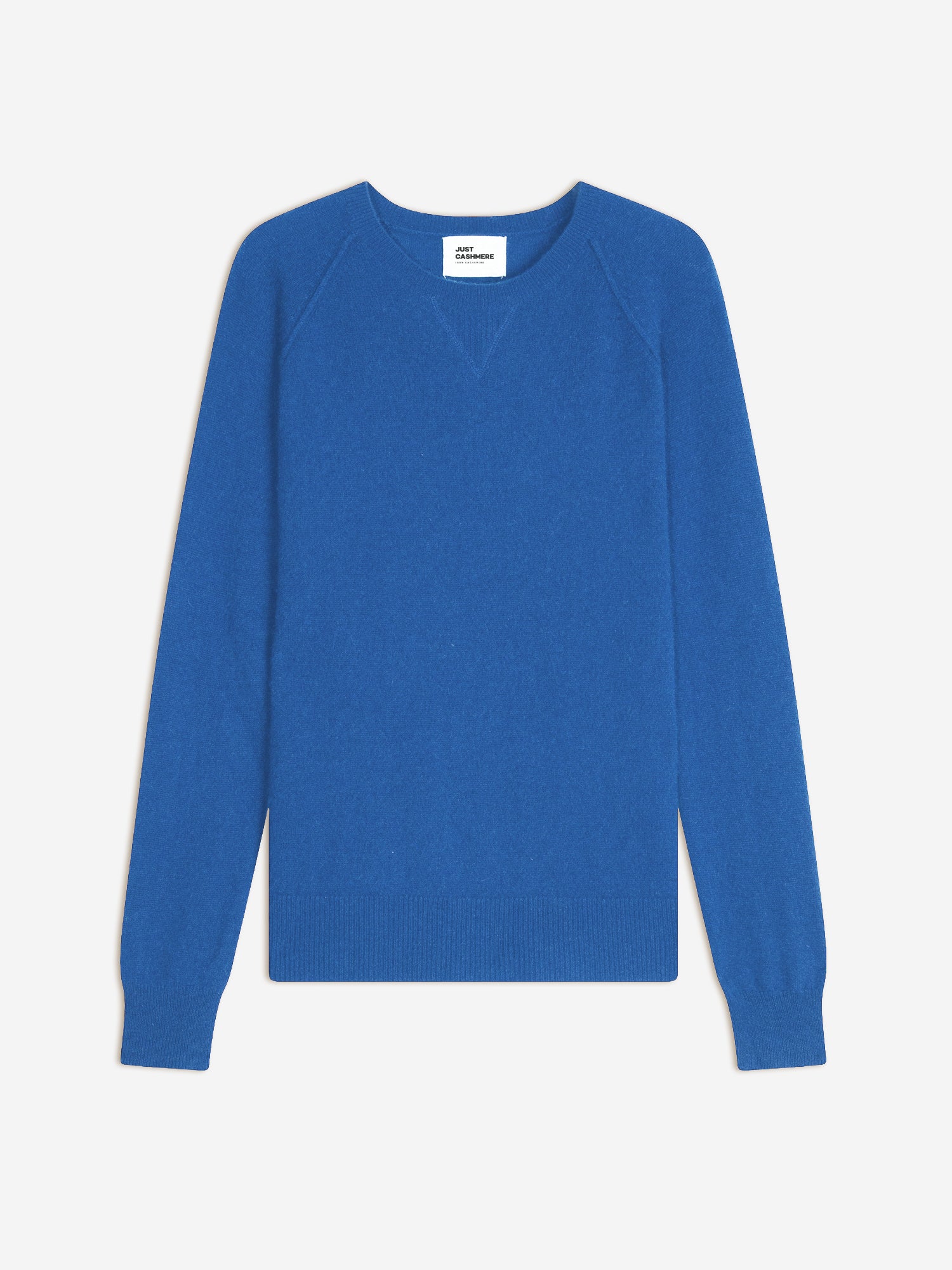 HELEN electric blue crew neck sweater