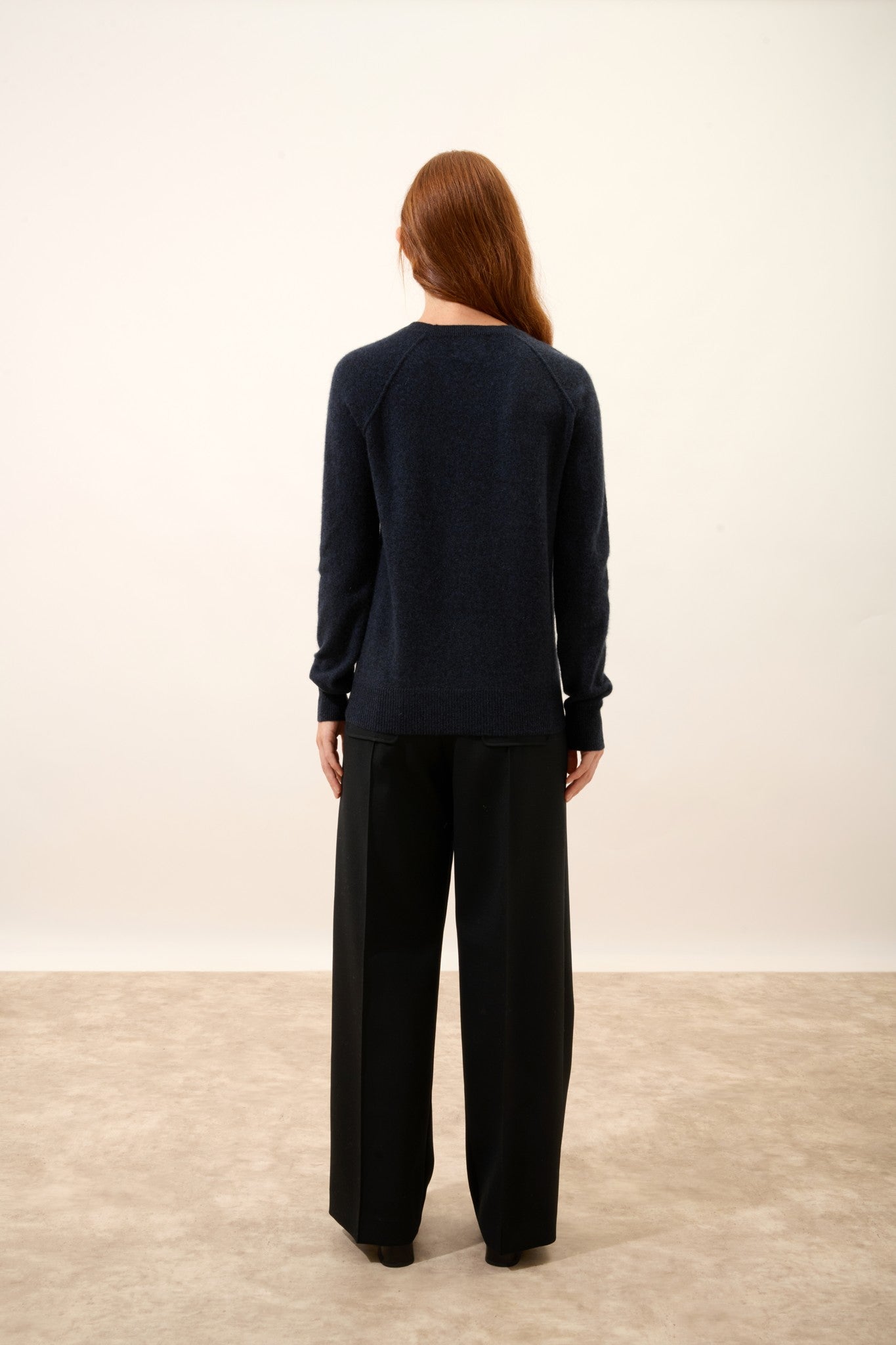 helen pull col rond caviar 100% cachemire