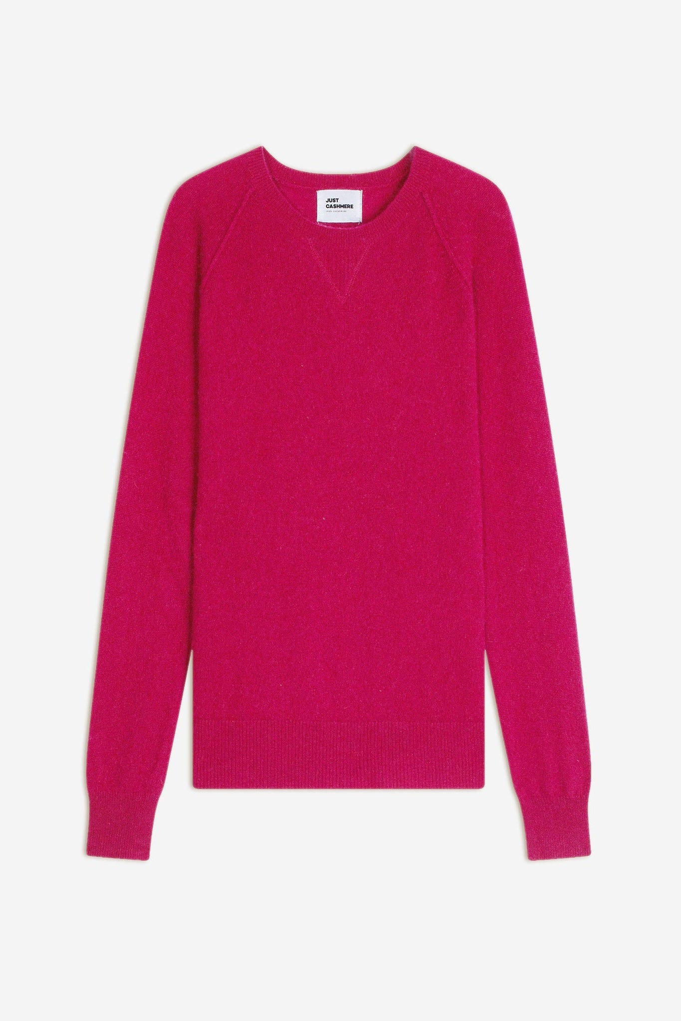 HELEN pull col rond fuchsia