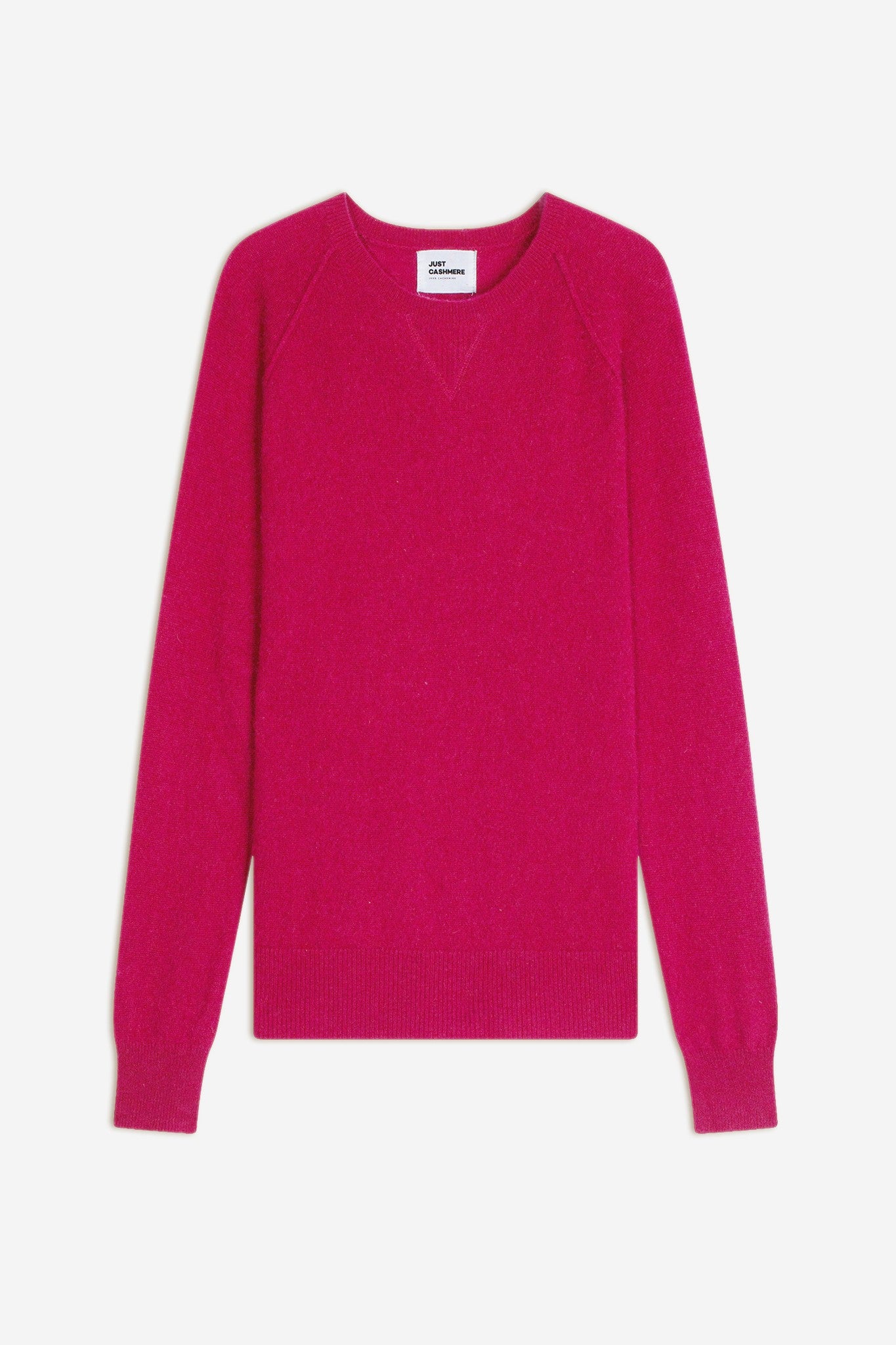 helen pull col rond fuchsia