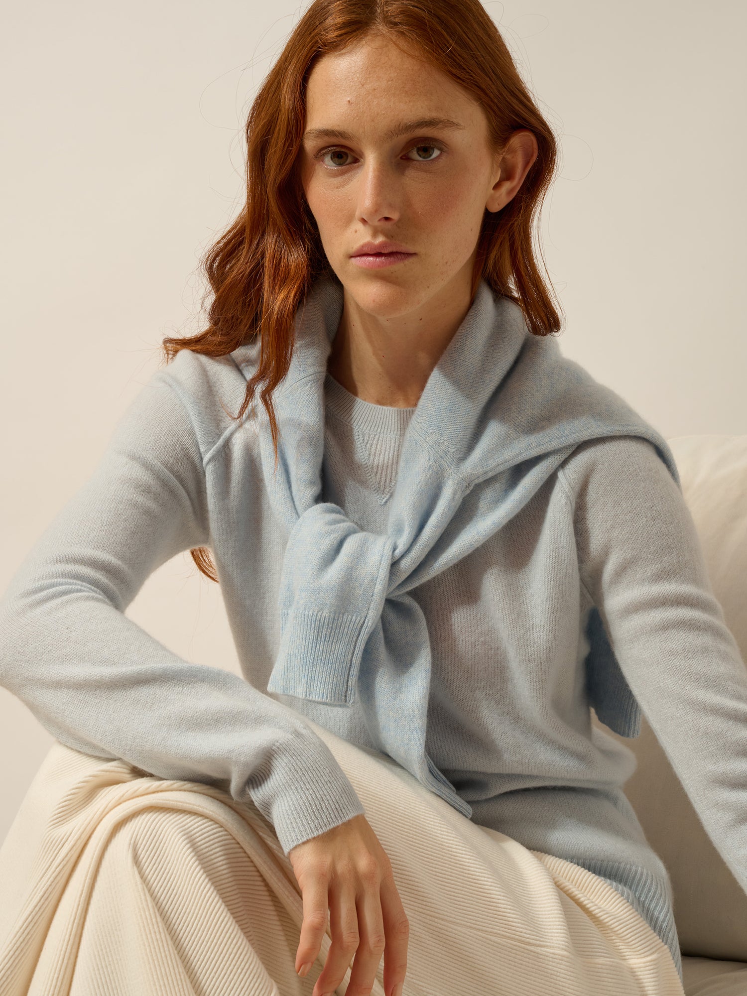HELEN pull col rond givre