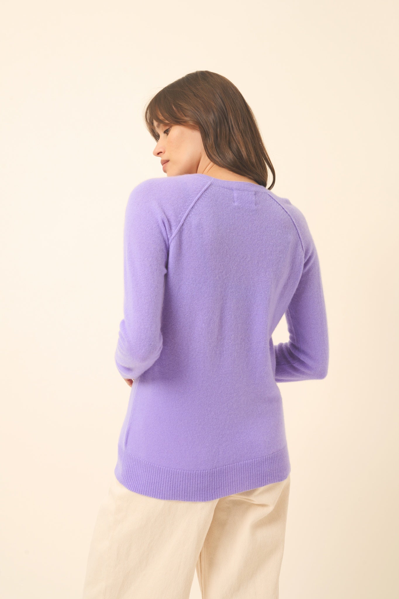 HELEN round-neck sweater lavender