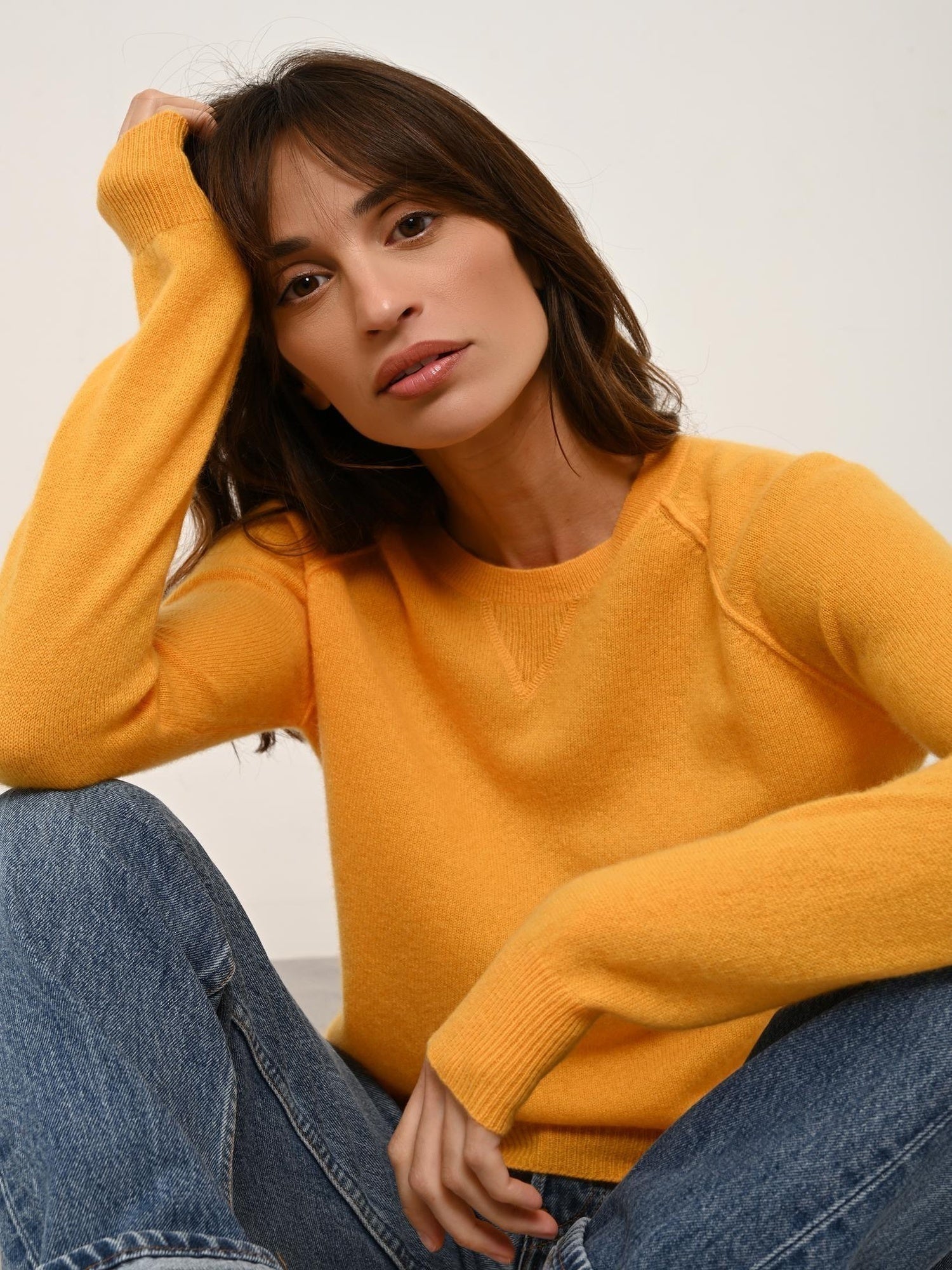 HELEN pull col rond nèfle