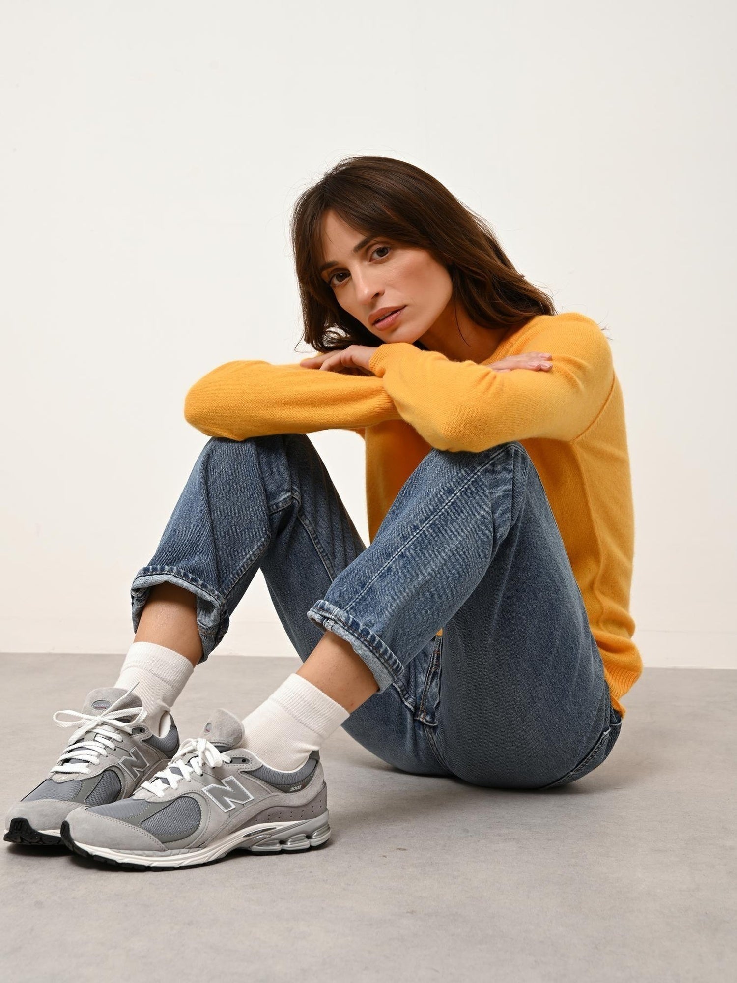 HELEN pull col rond nèfle