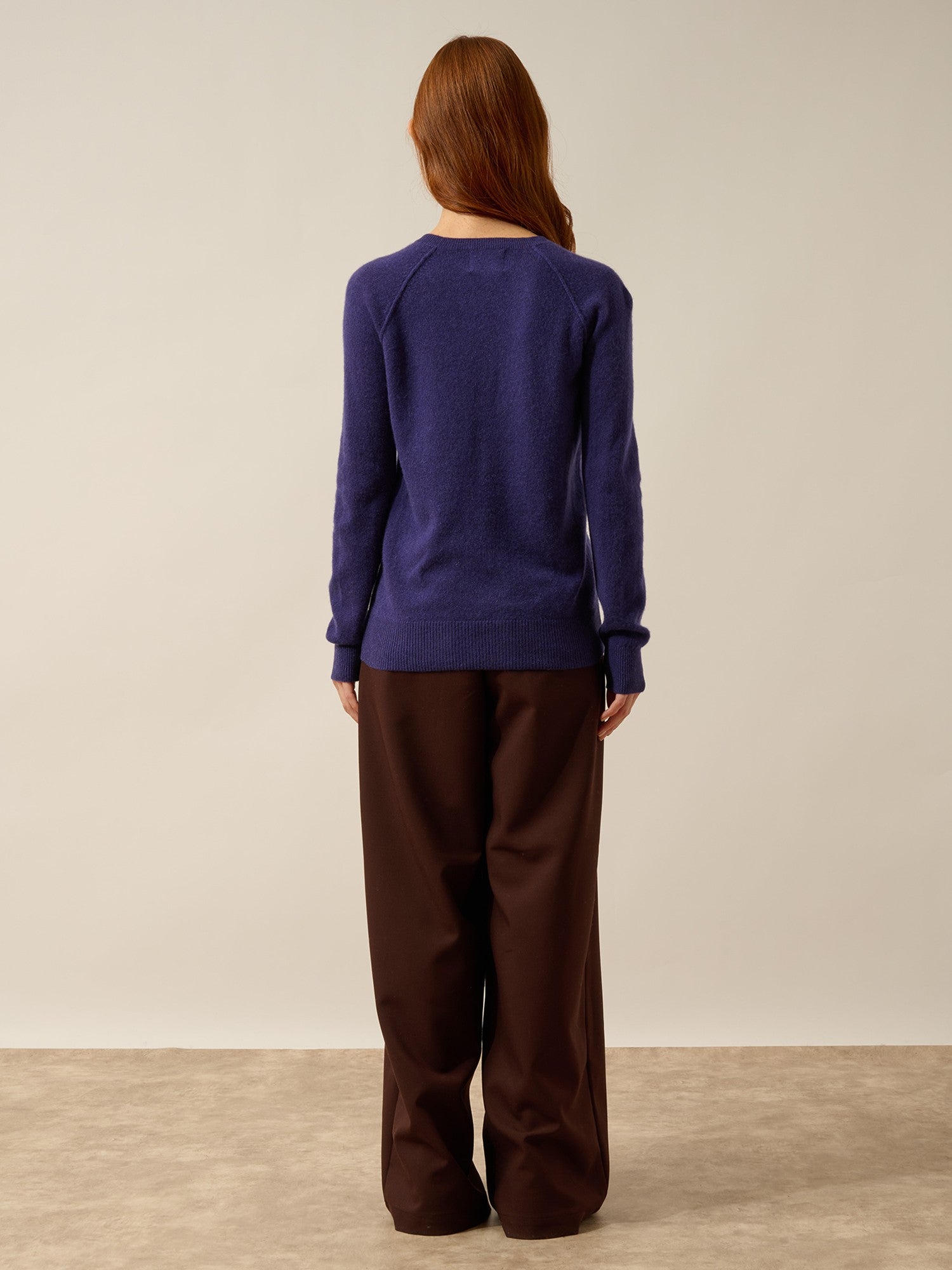 helen pull col rond purple