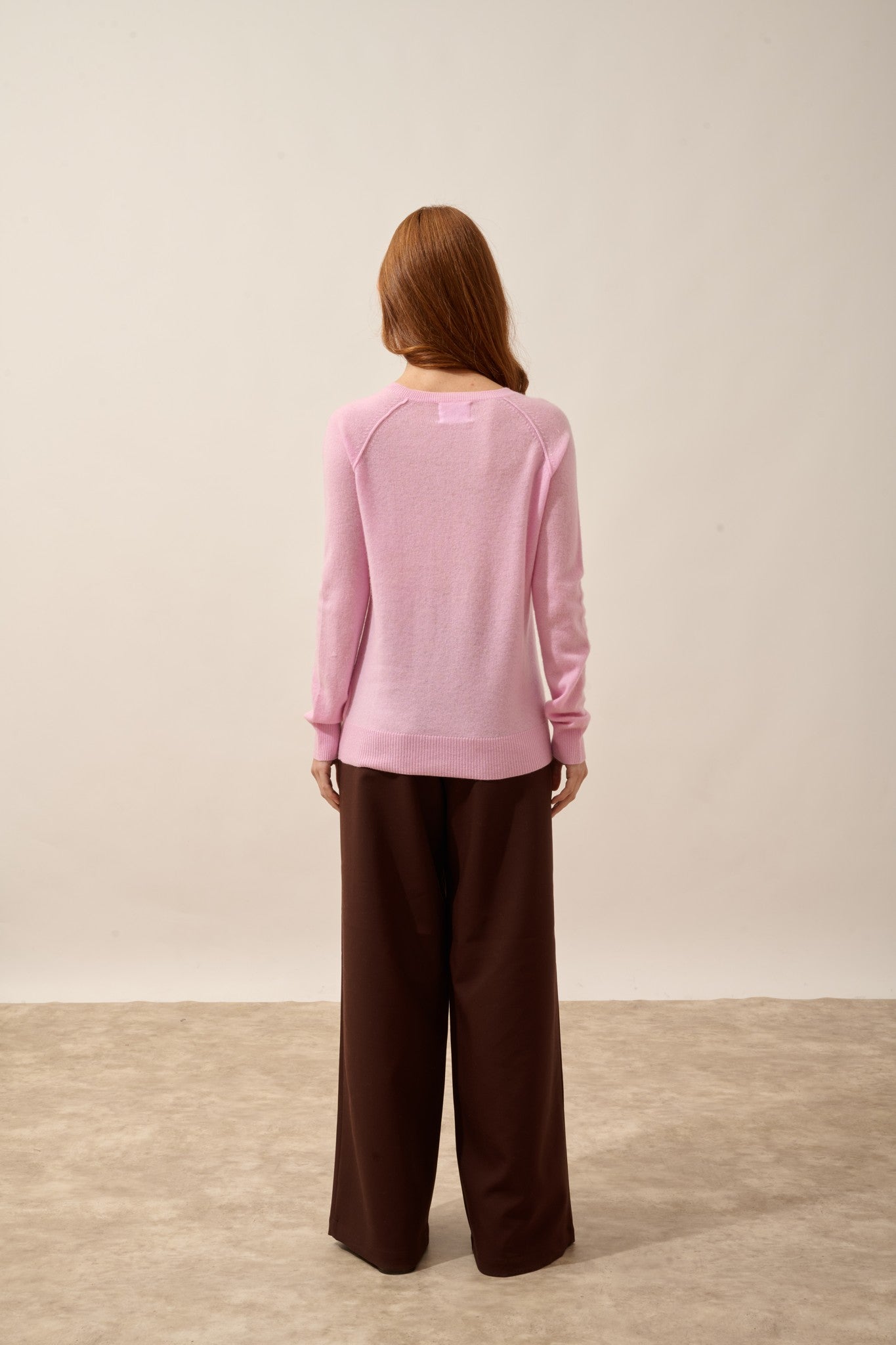 helen pull col rond quartz rose