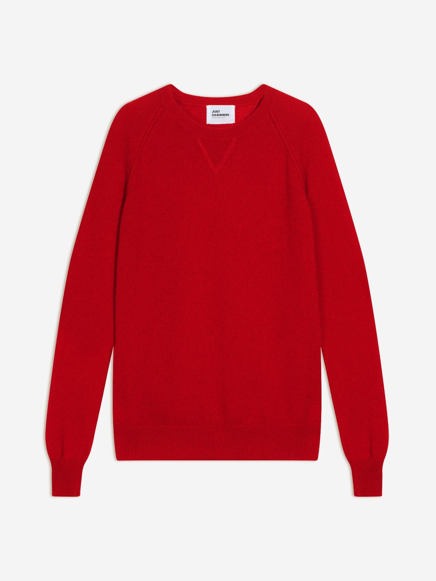 HELEN pull col rond rouge