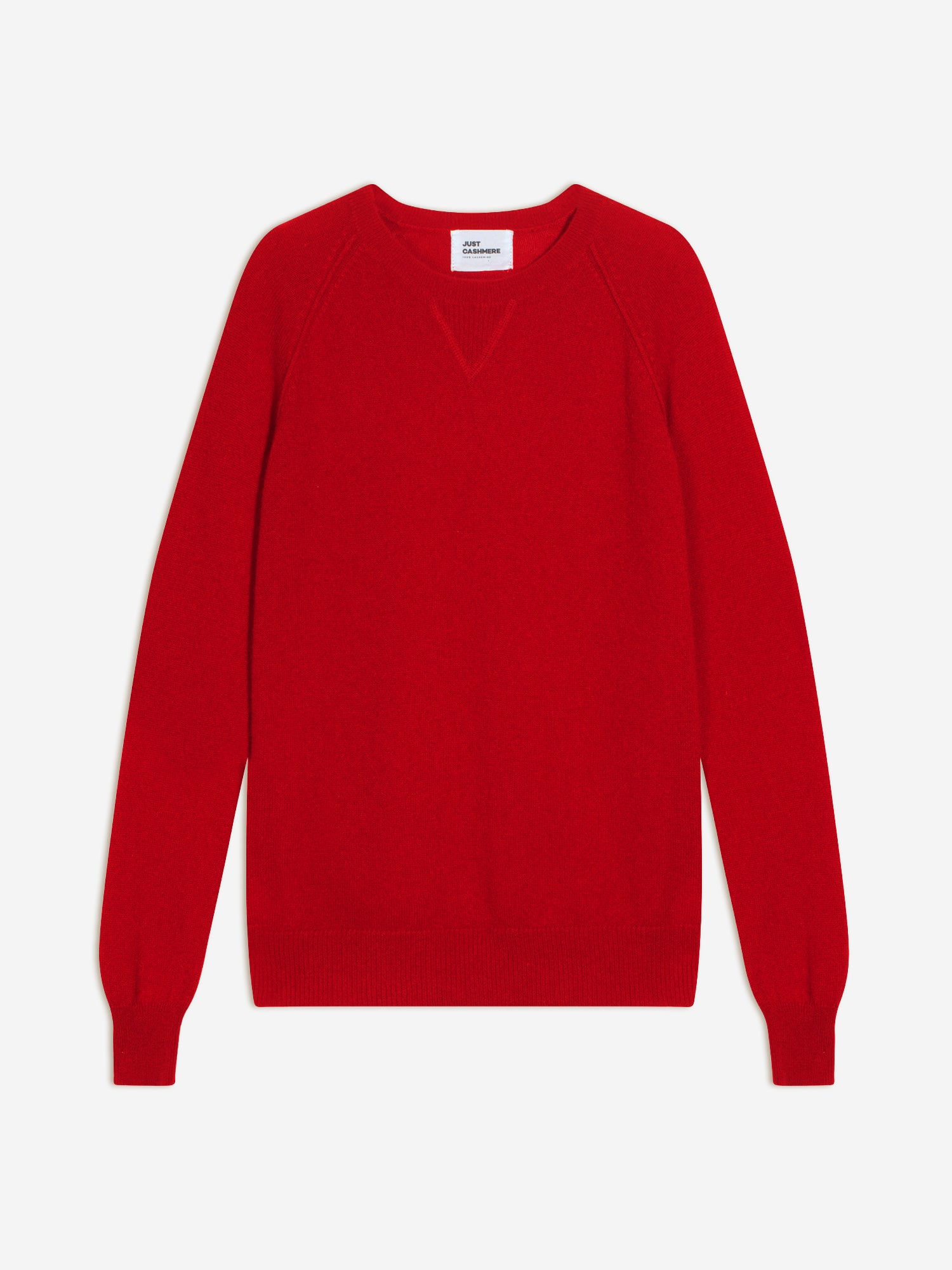HELEN pull col rond rouge