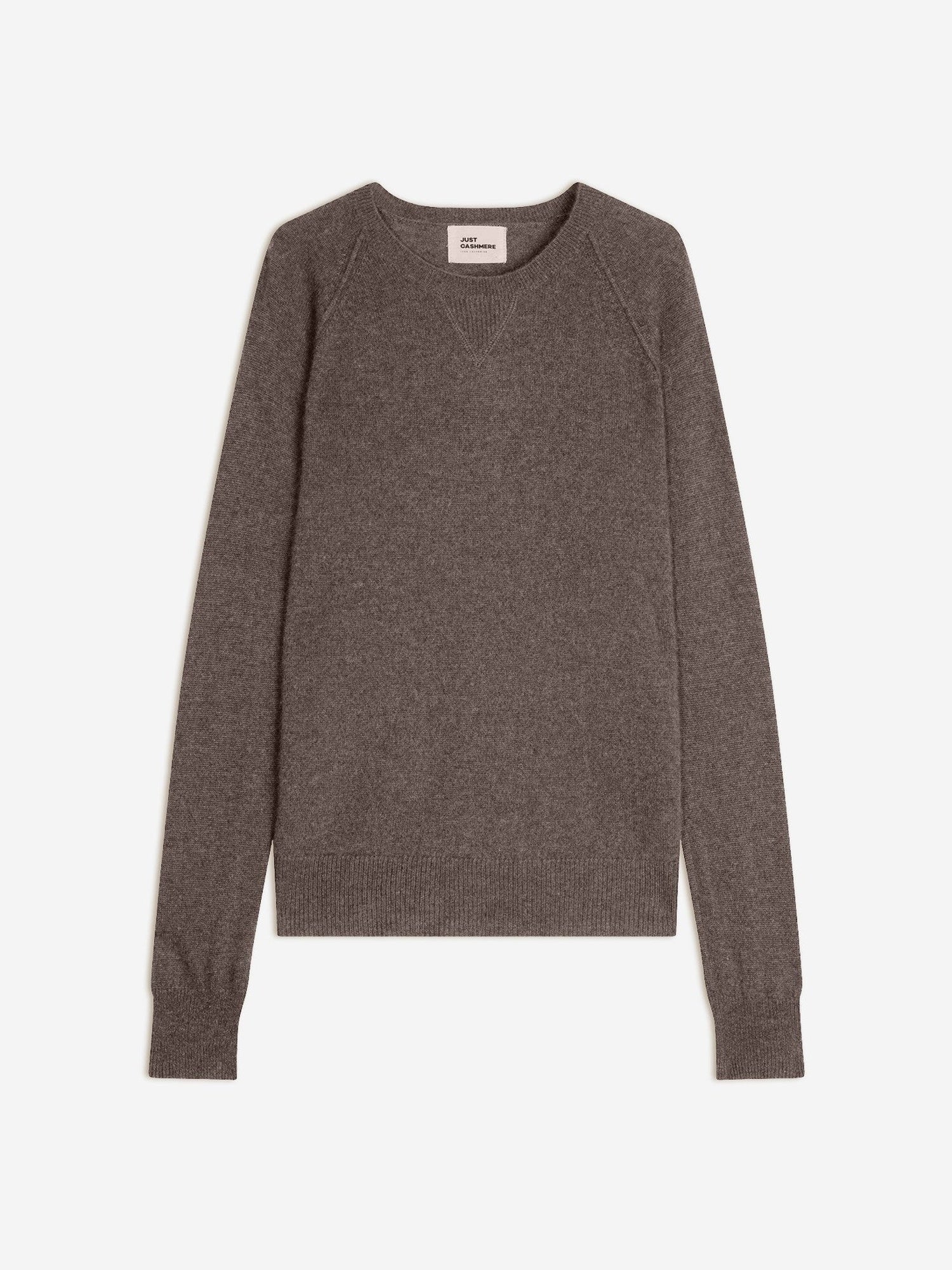 helen pull col rond taupe chiné