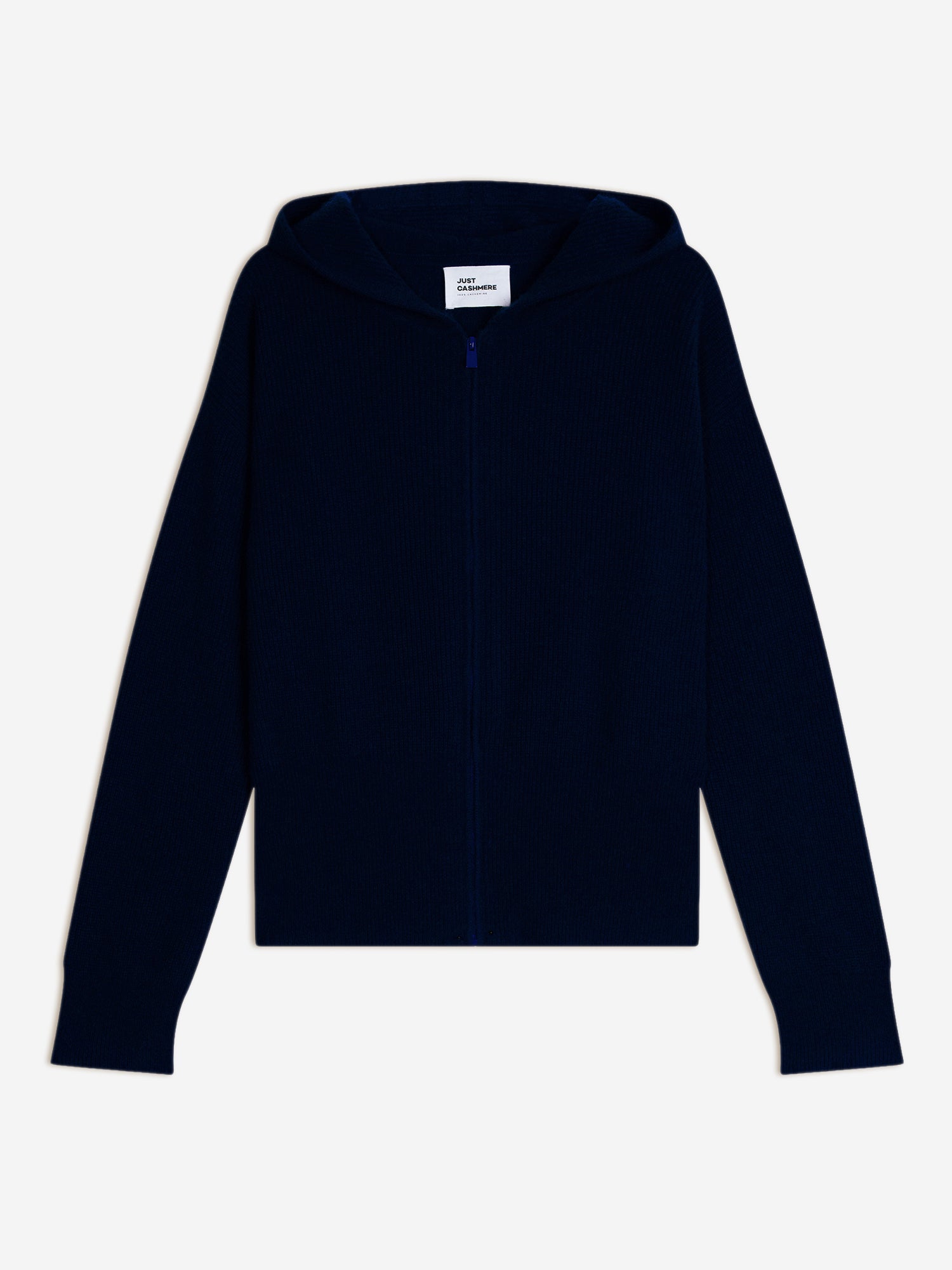HELGA gilet col zippé capuche navy