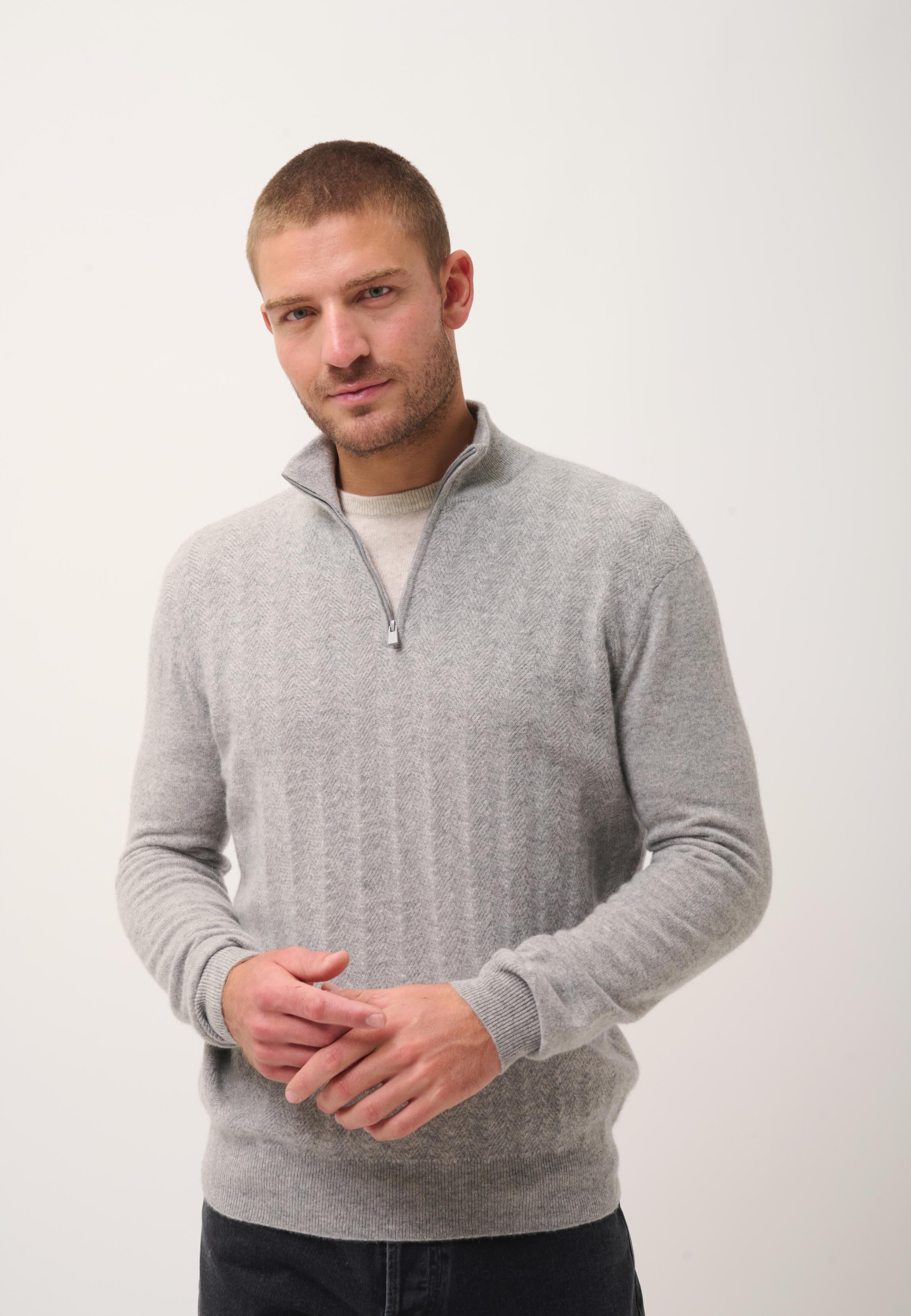 HILMIR cloudy trucker-neck sweater
