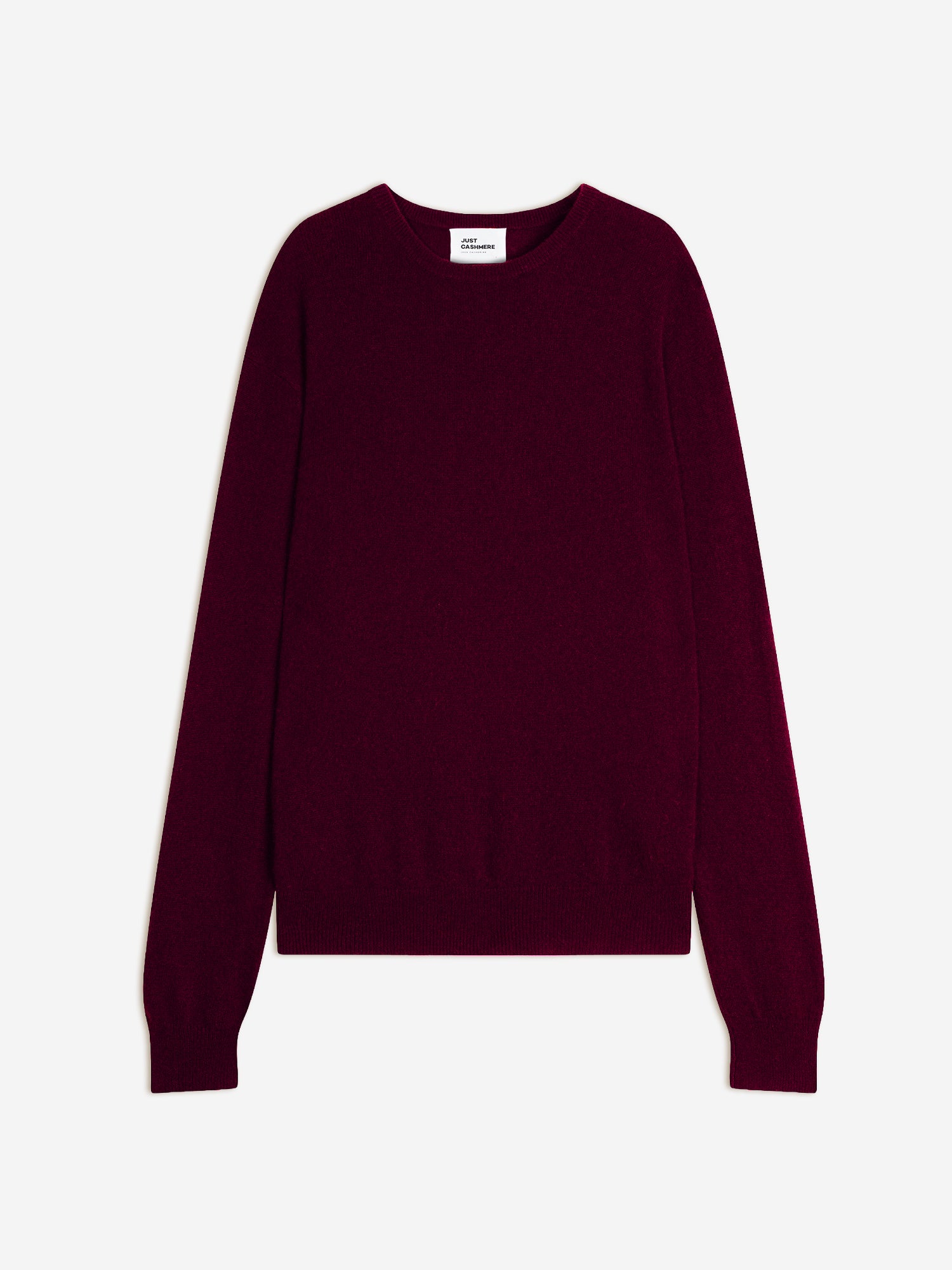 HOWARD round neck sweater in blackberry