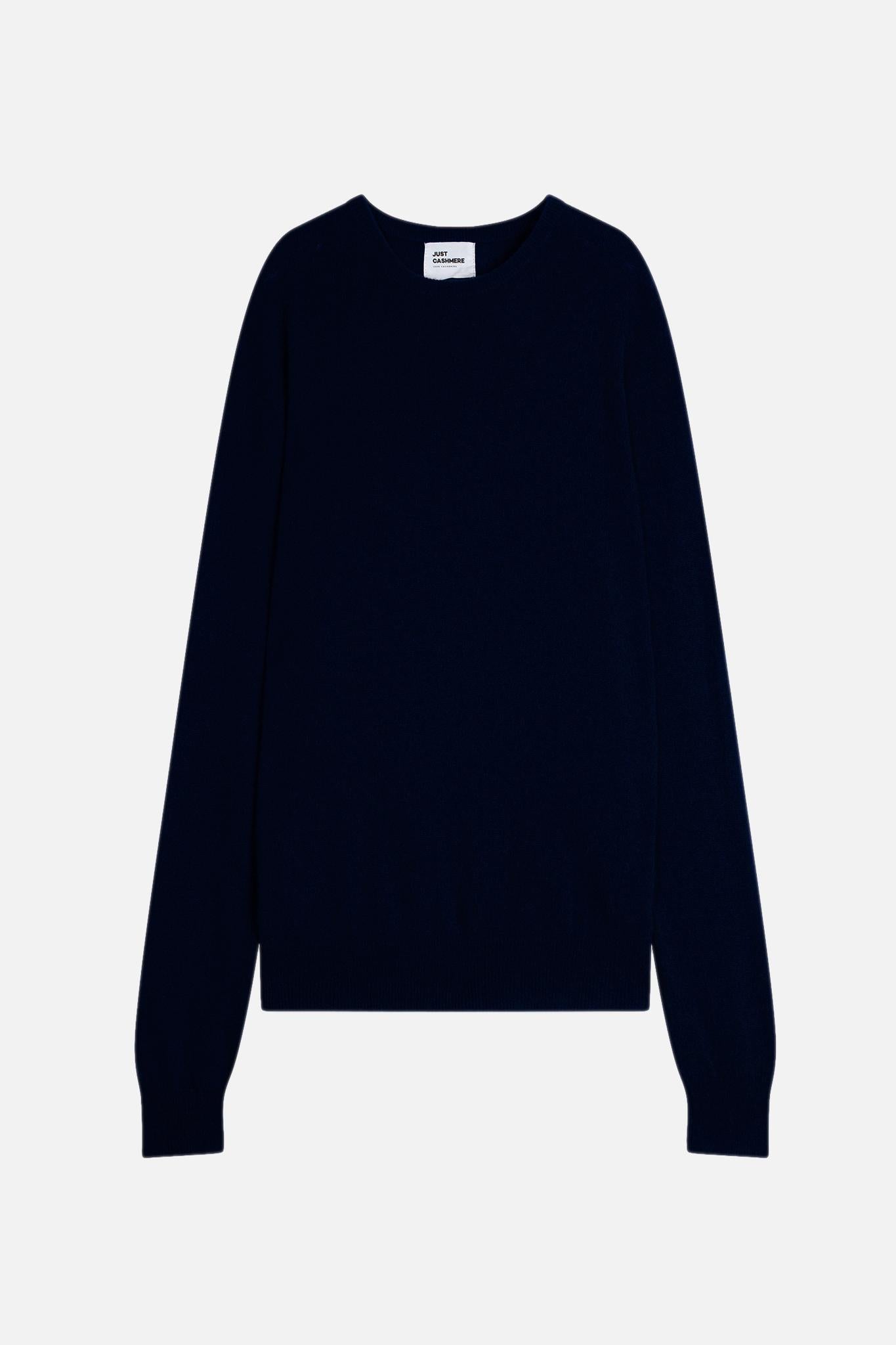 HOWARD pull col rond navy