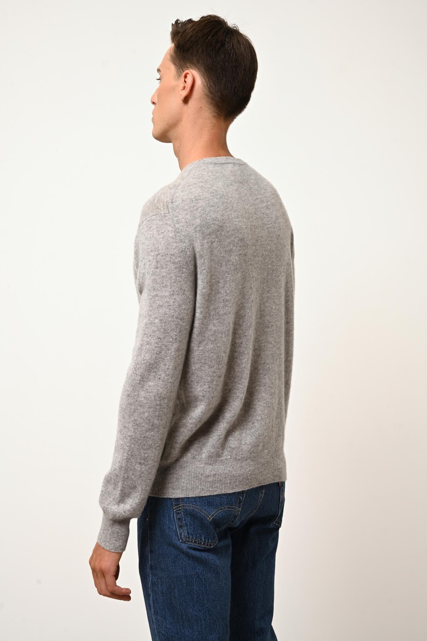 HOWARD nuage chiné round-neck sweater