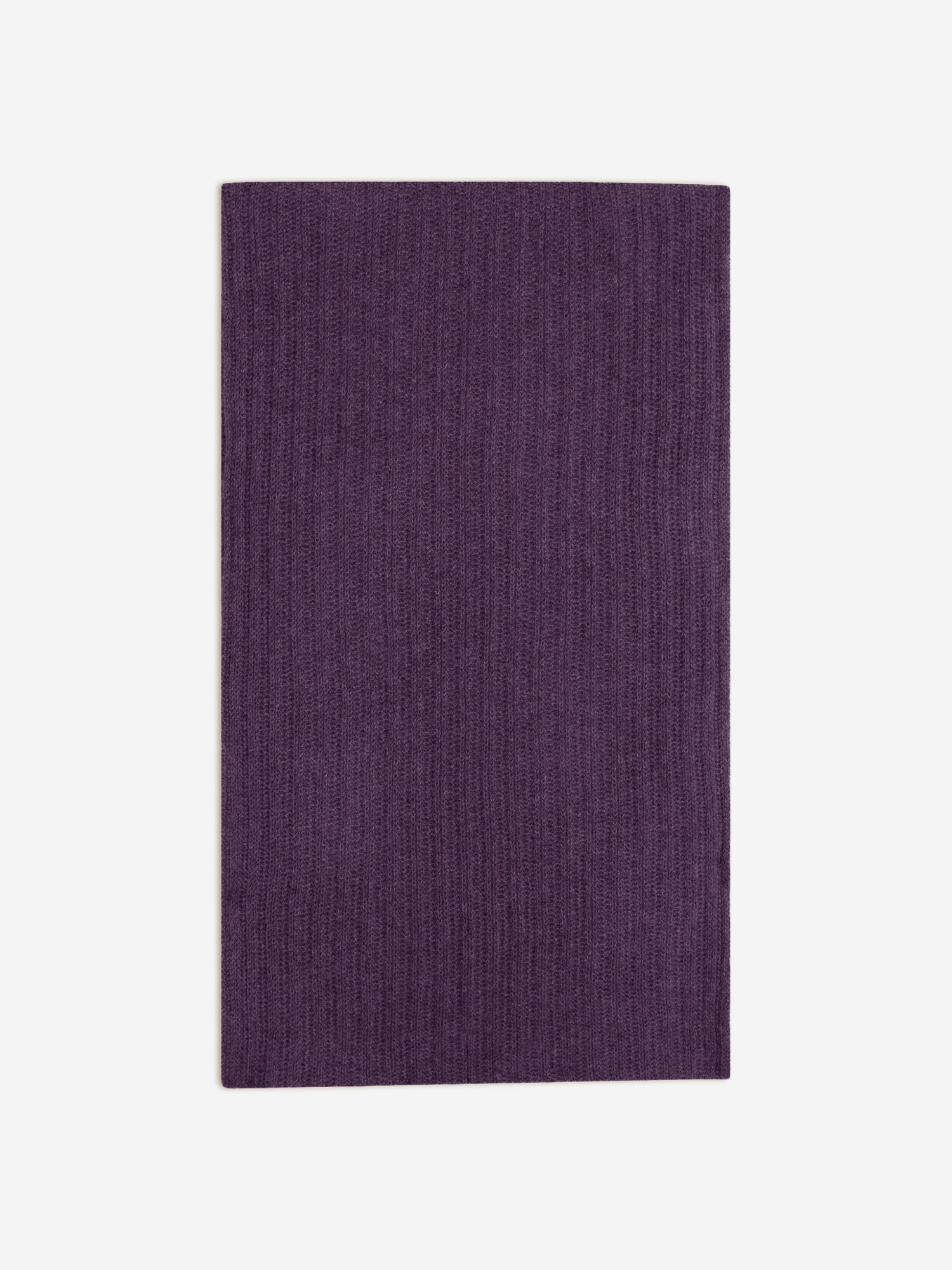 HUTTON 4-ply purple heathered neck warmer