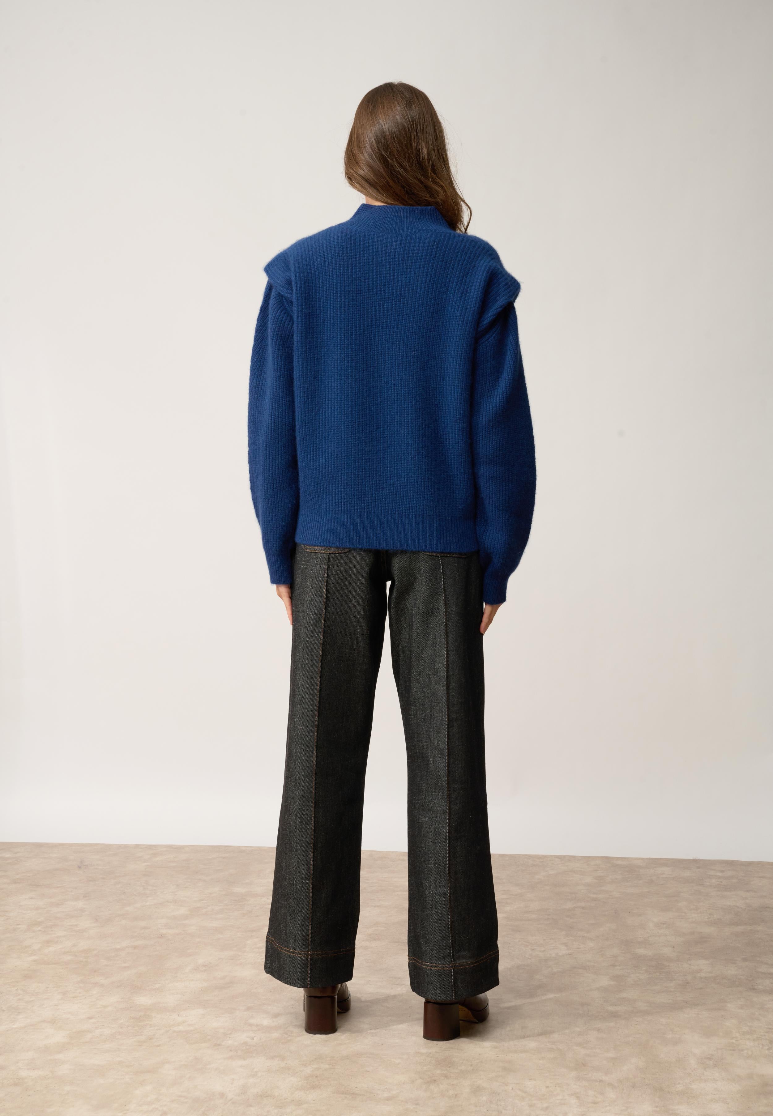 IQUITOS high-neck sweater midnight