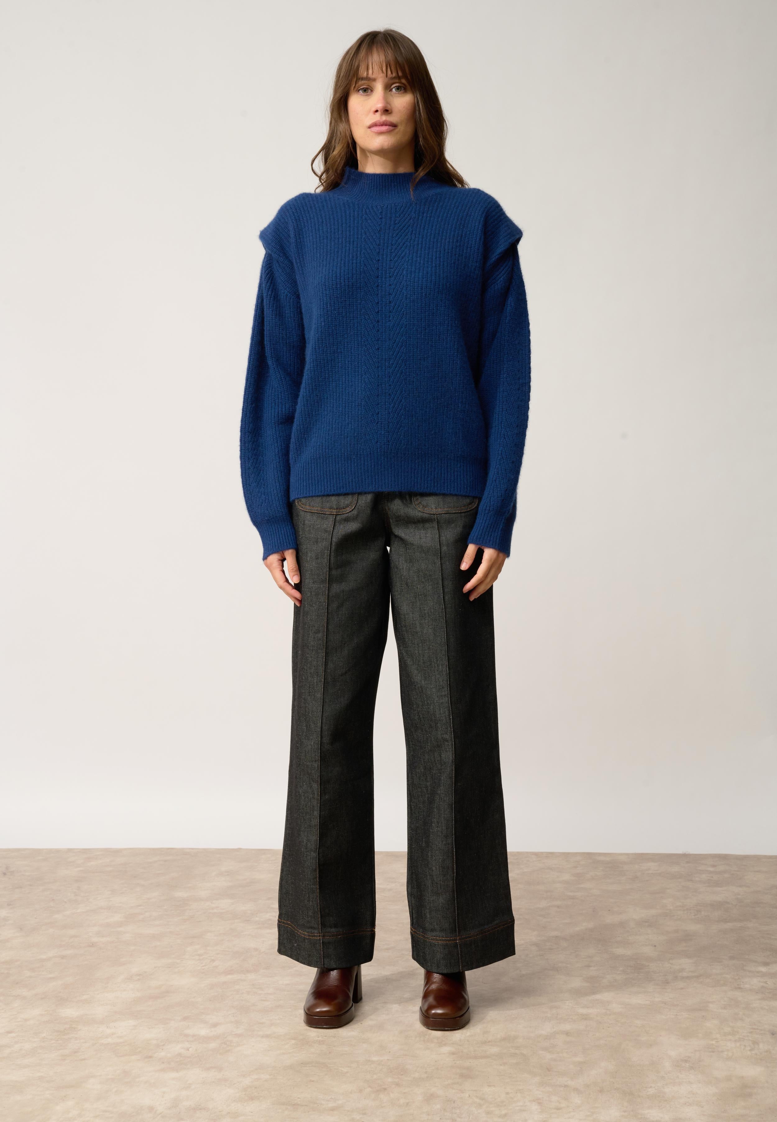 IQUITOS high-neck sweater midnight