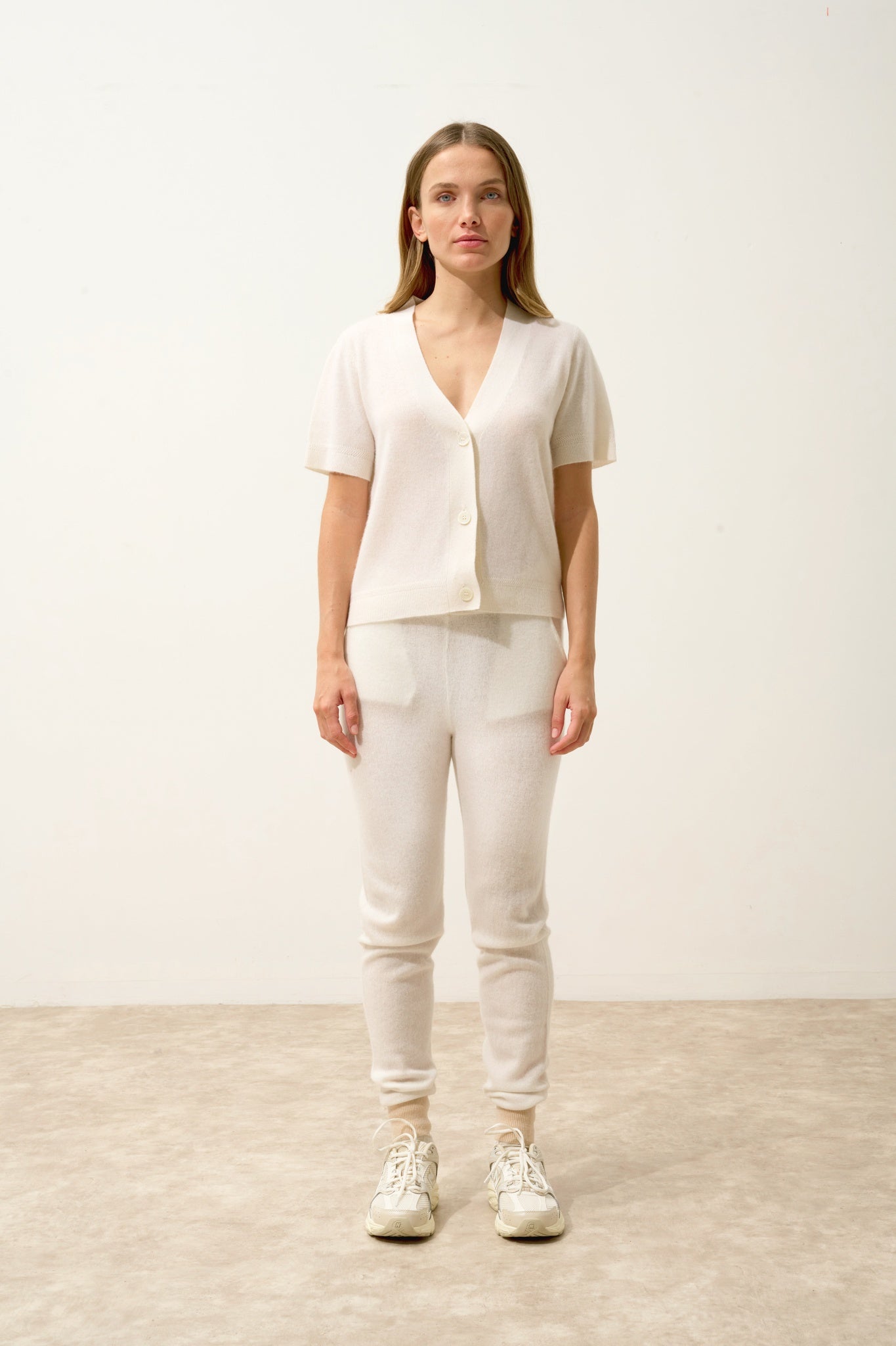 IRIS cardigan col v neige