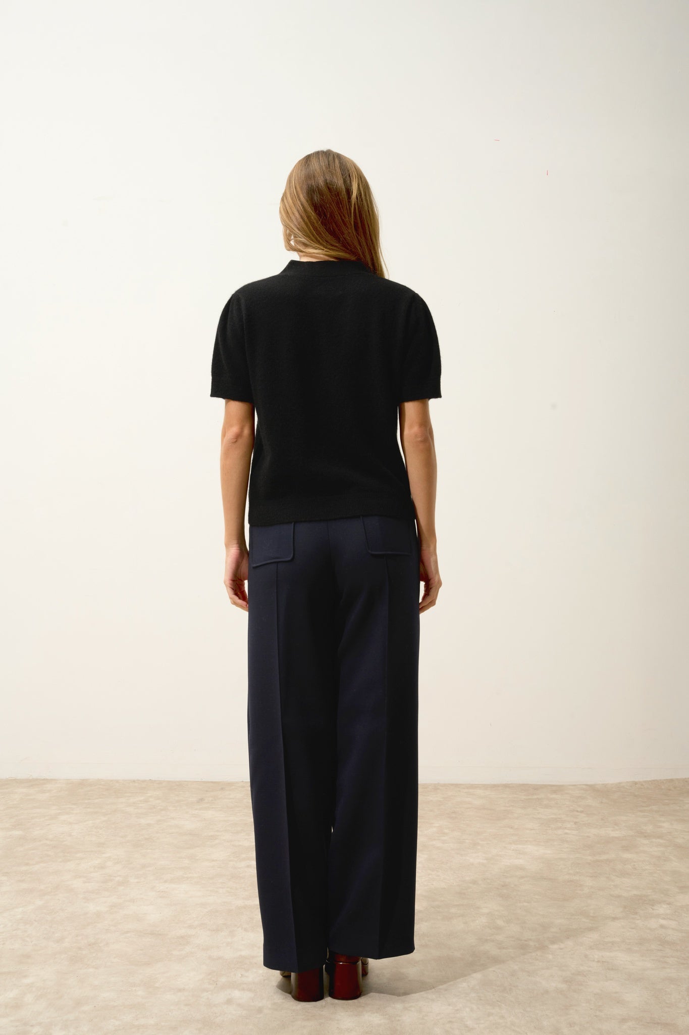 IRIS black v-neck cardigan