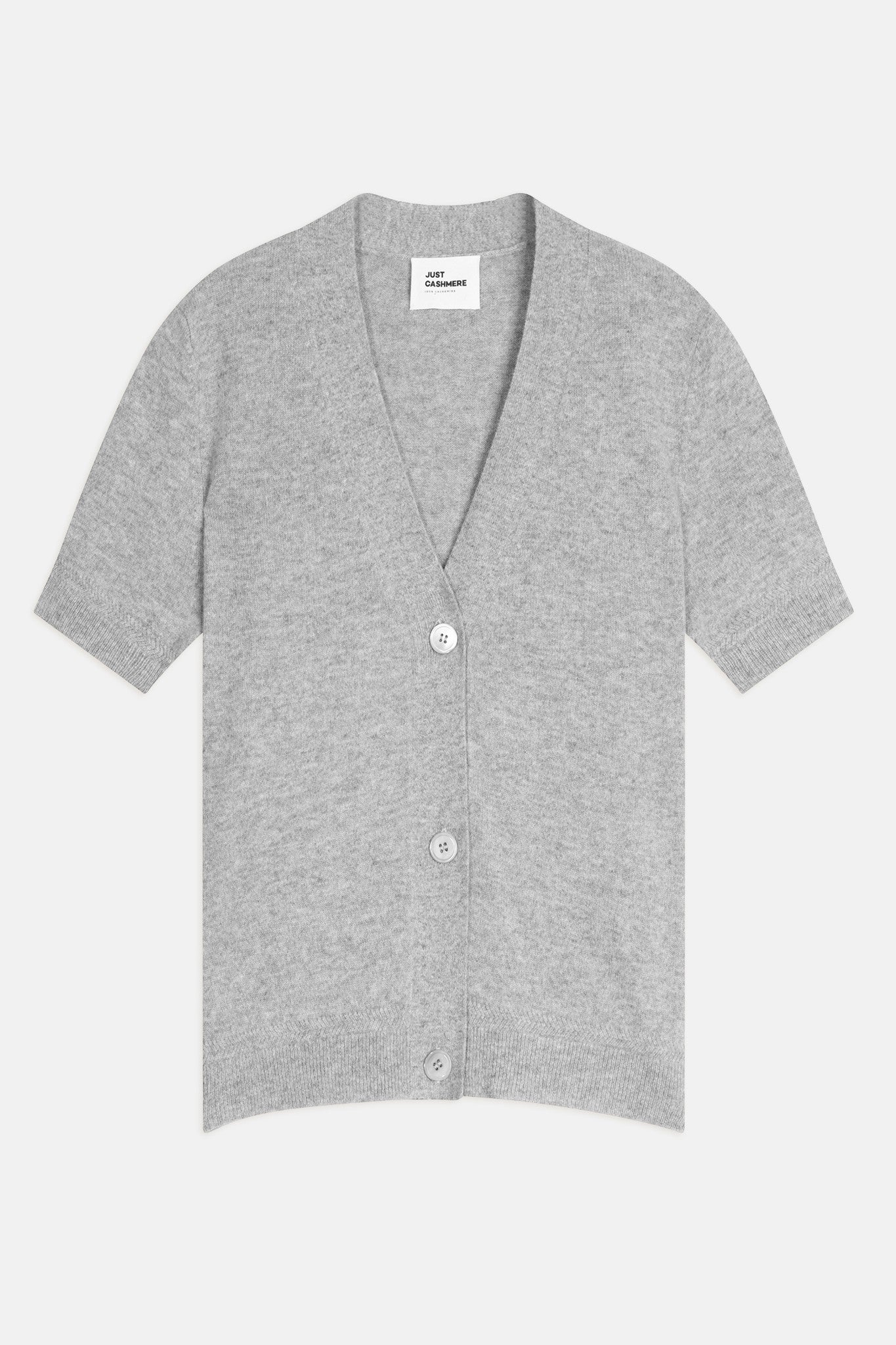 iris cardigan col v nuage chiné