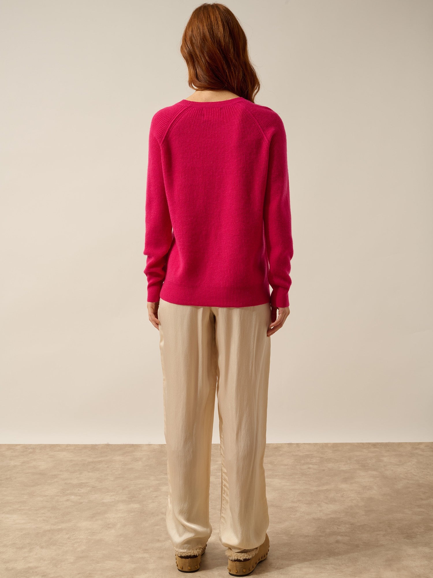 isadora pull col rond fuchsia