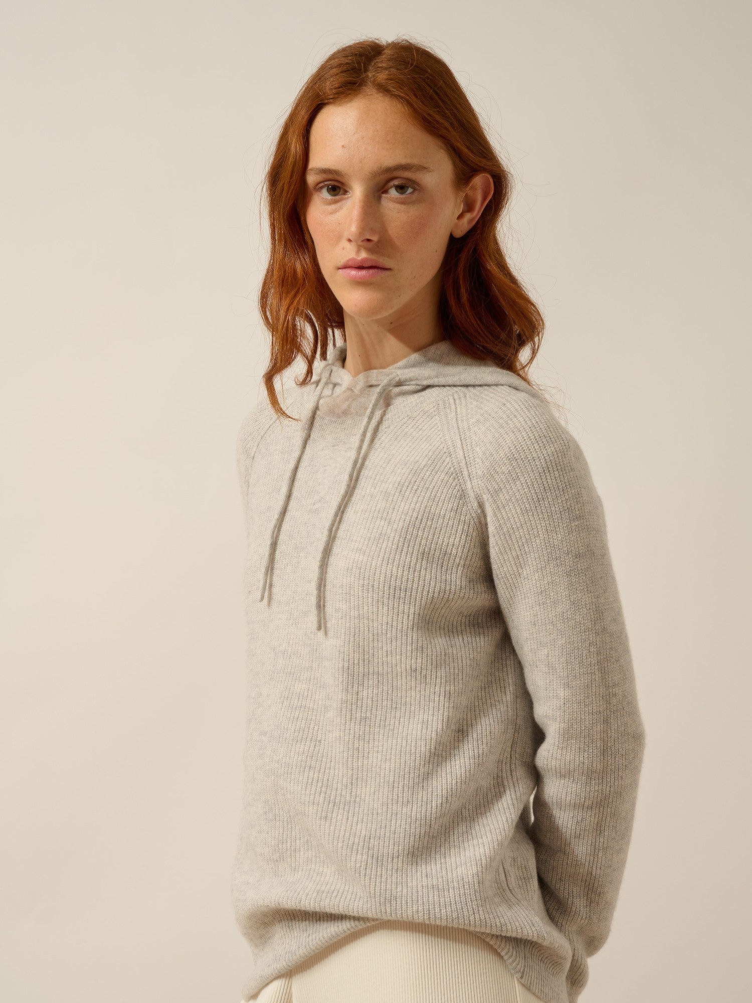 isadora pull col rond glacier chiné