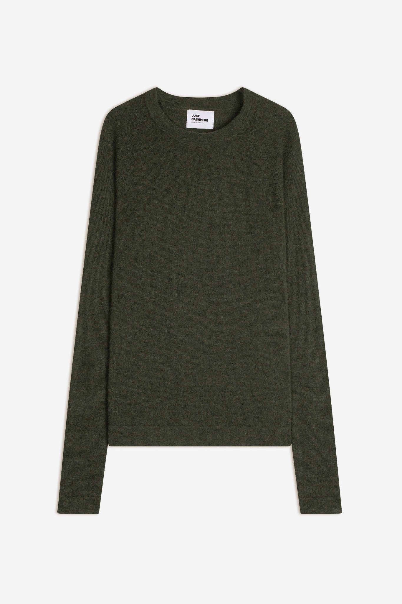 JANE army heather round neck sweater