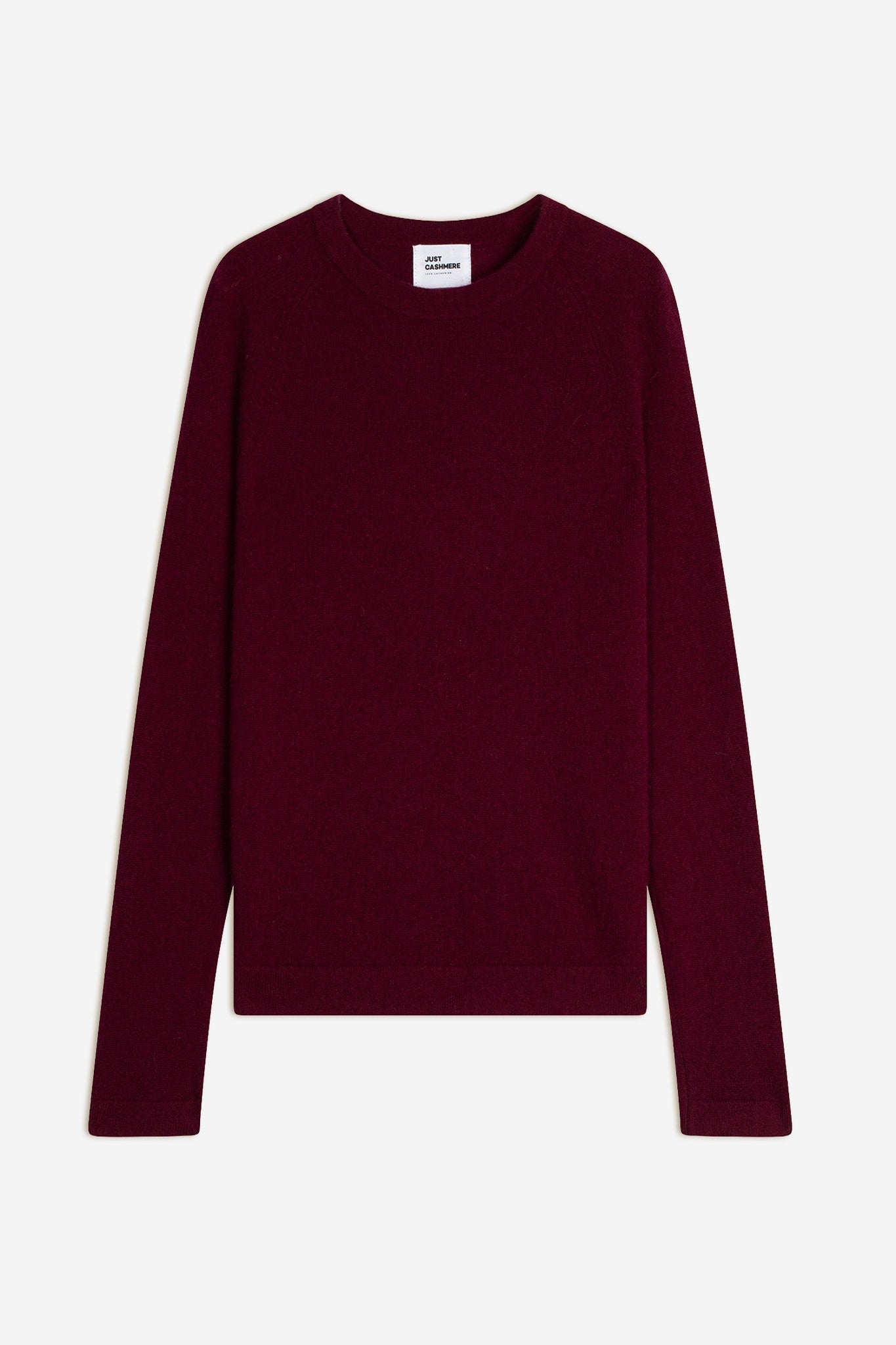 jane pull col rond bordeaux