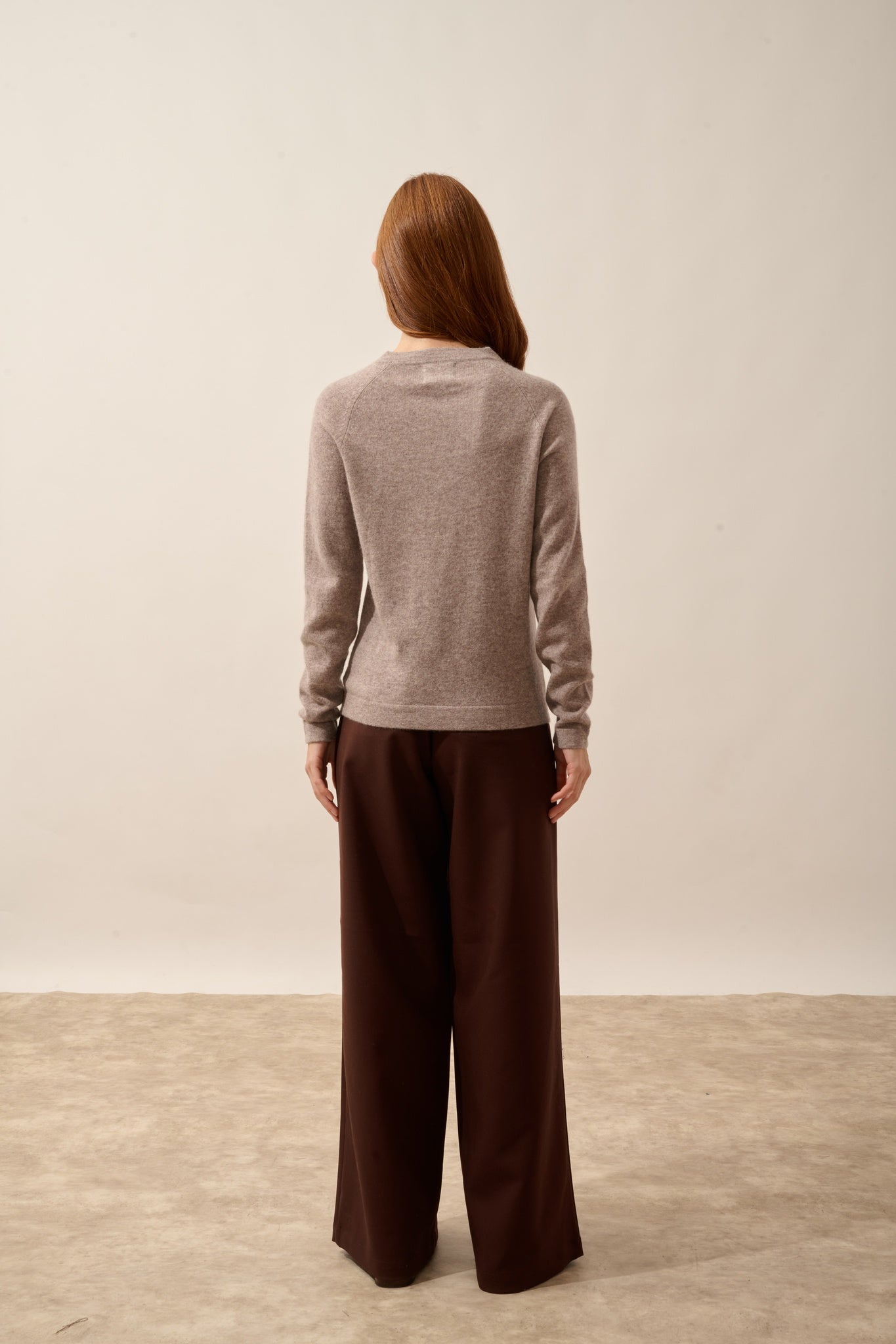 JANE pull col rond caribou chiné