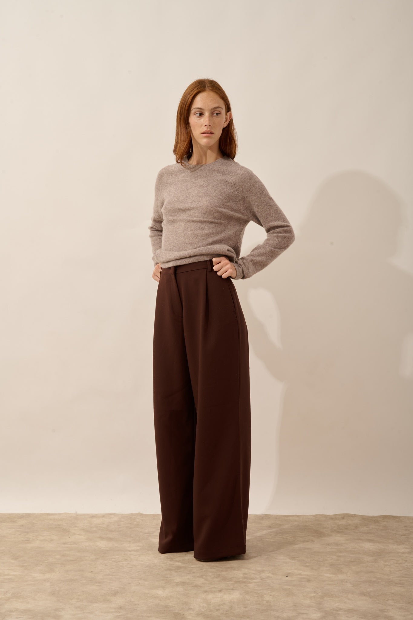 JANE pull col rond caribou chiné