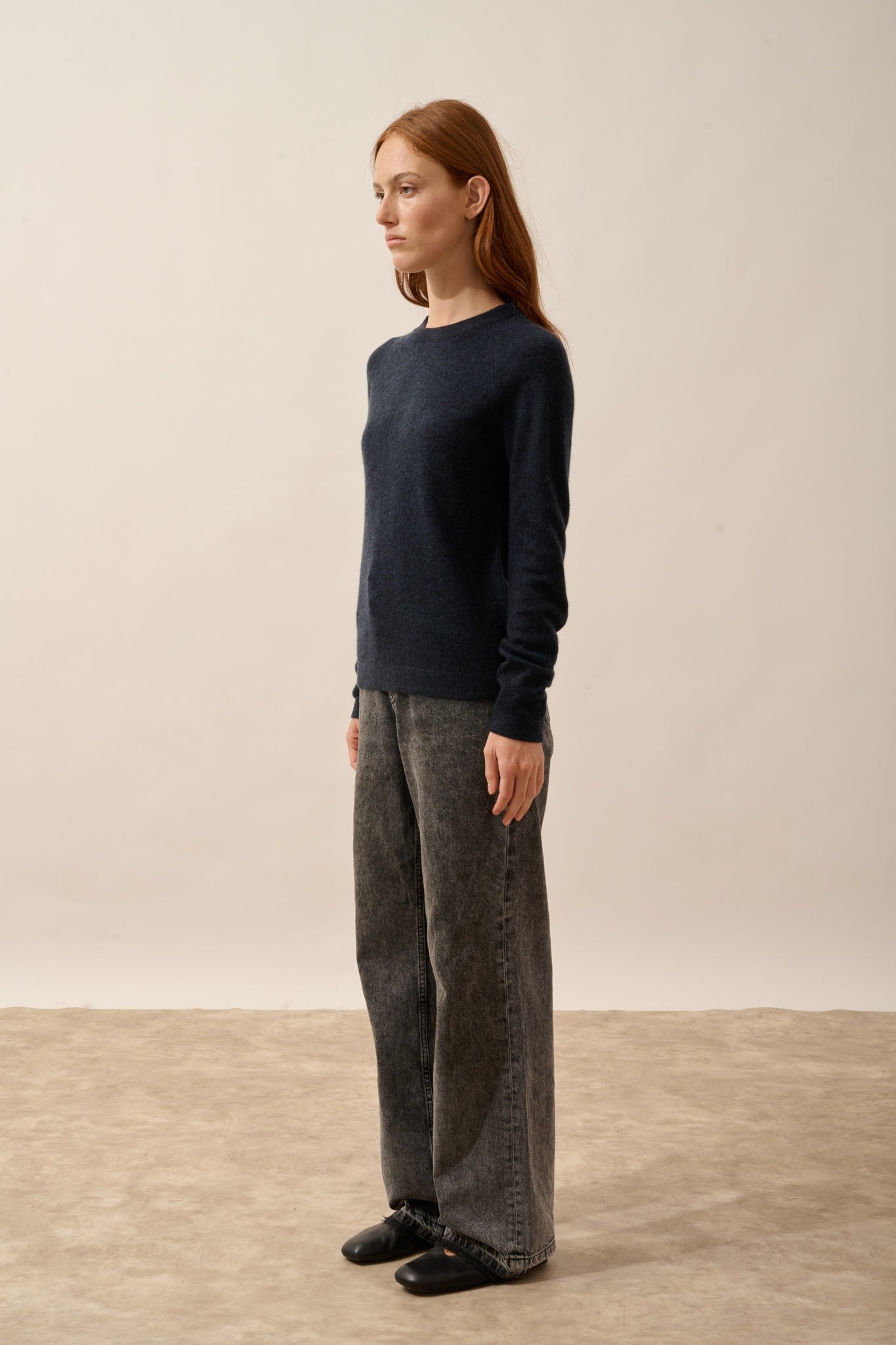 JANE pull col rond caviar