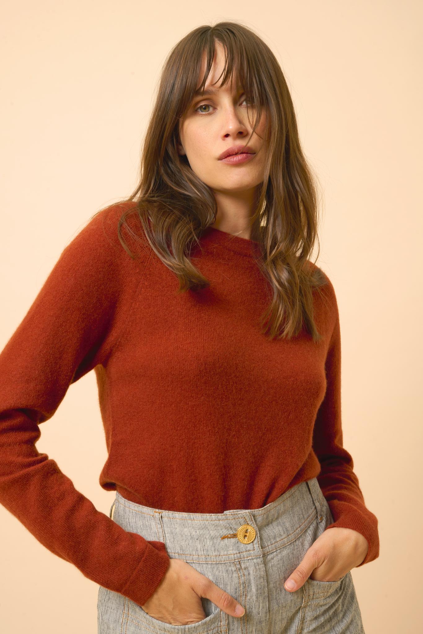 JANE squirrel round-neck sweater