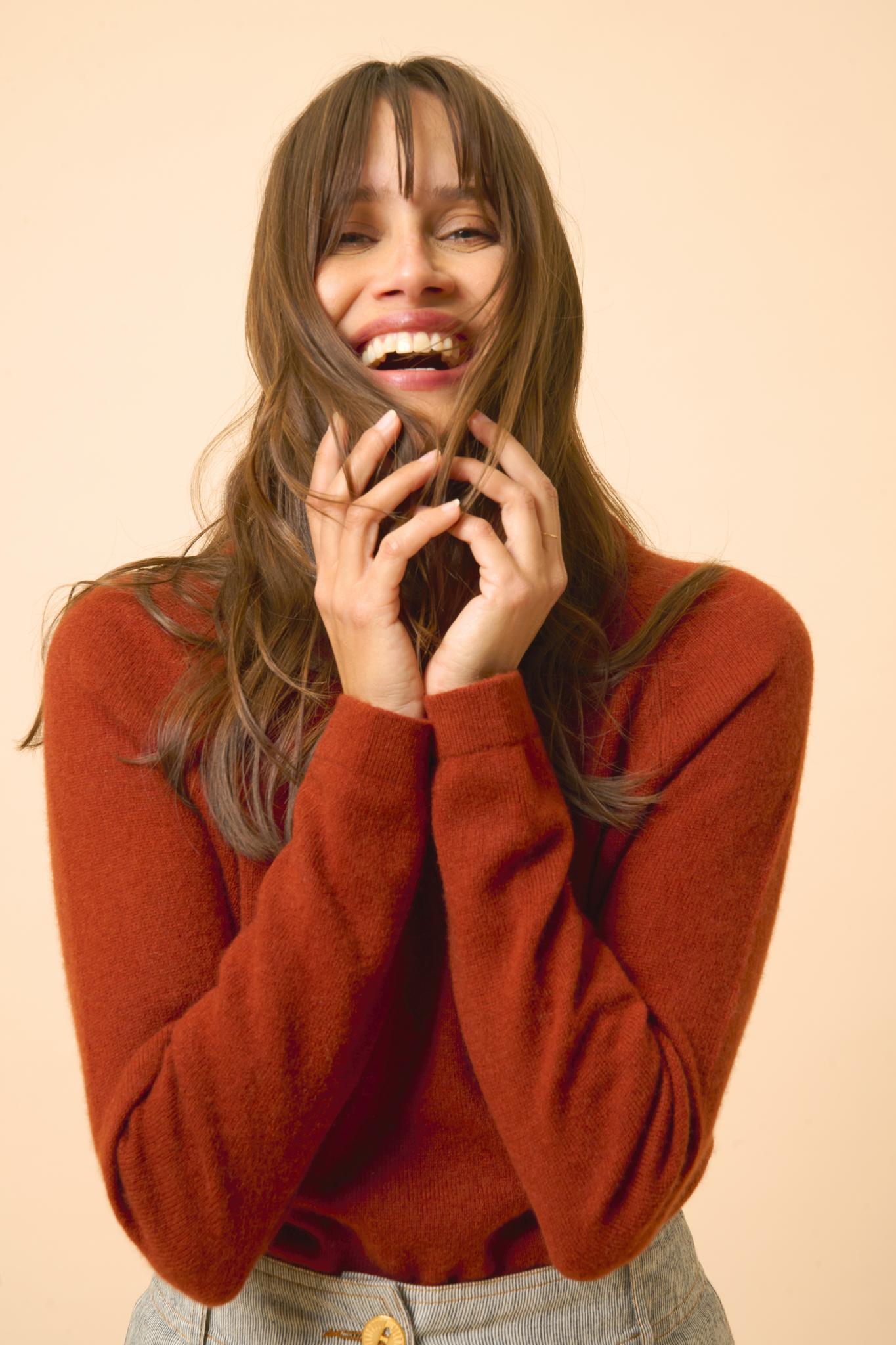 JANE squirrel round-neck sweater