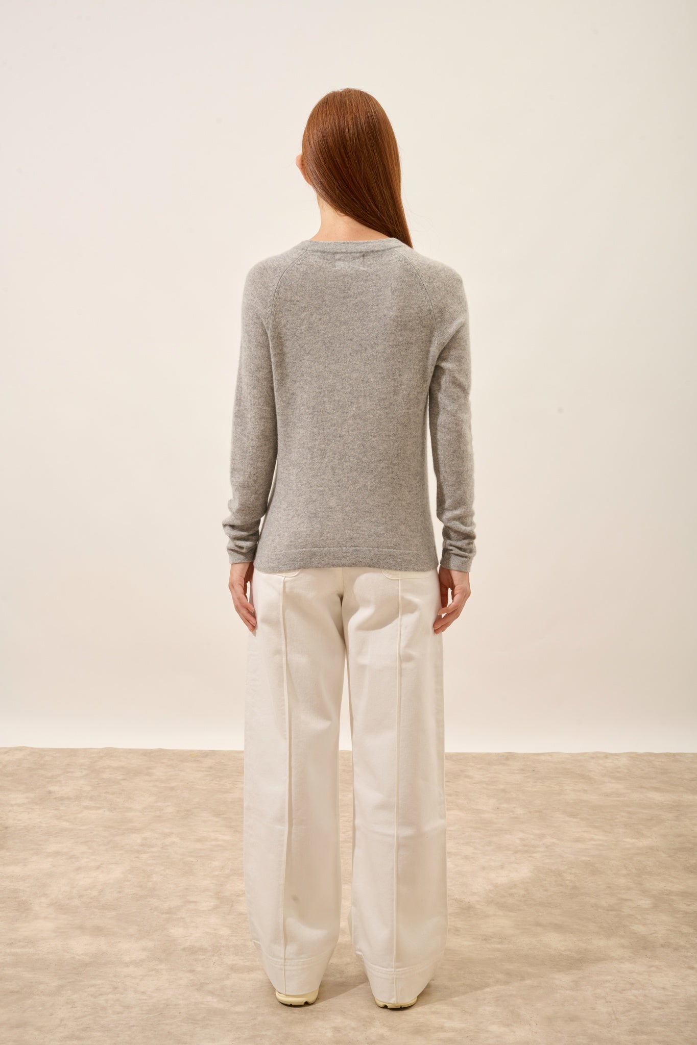 JANE pull col rond nuage chiné