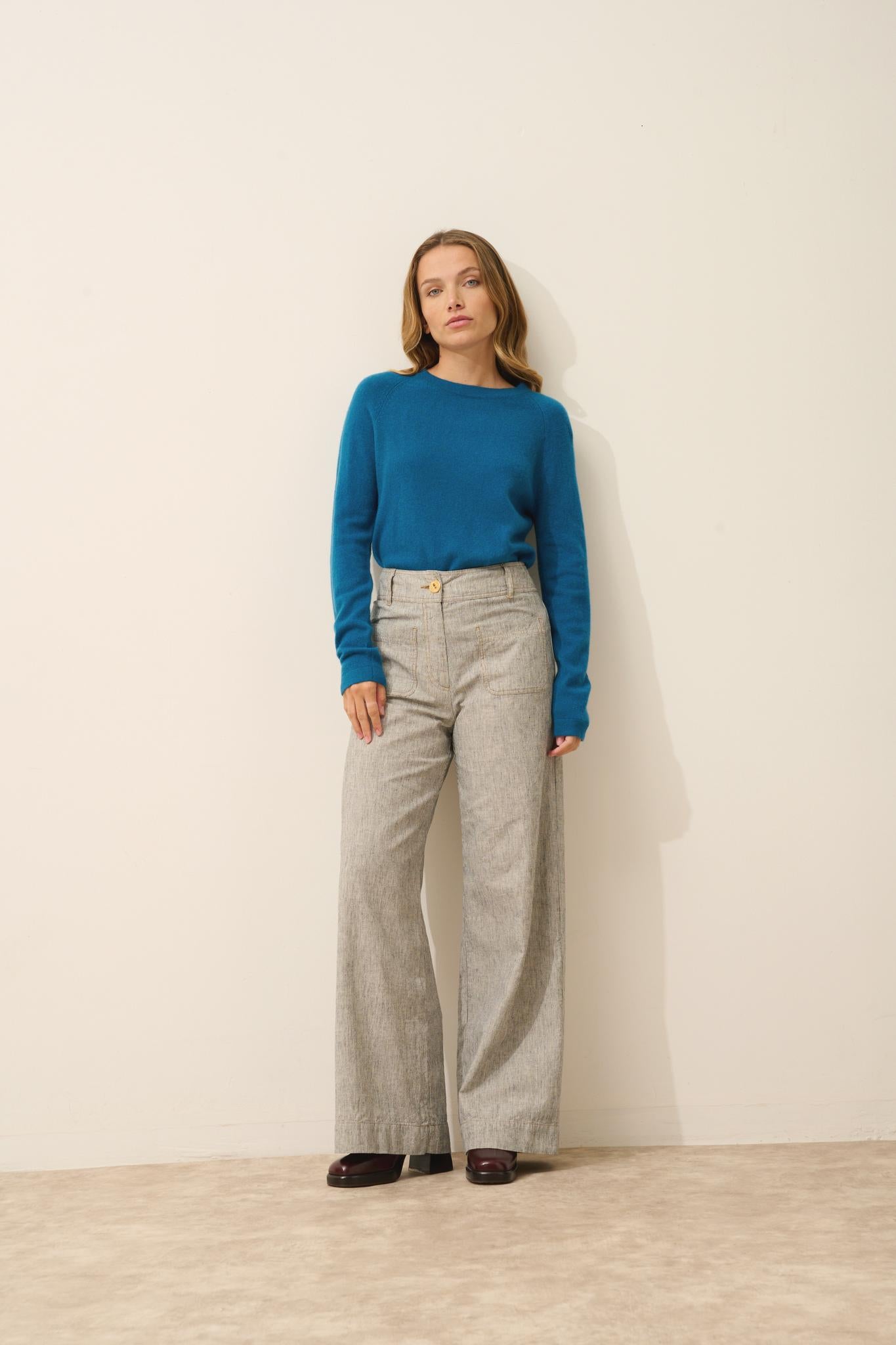 JANE pull col rond paon