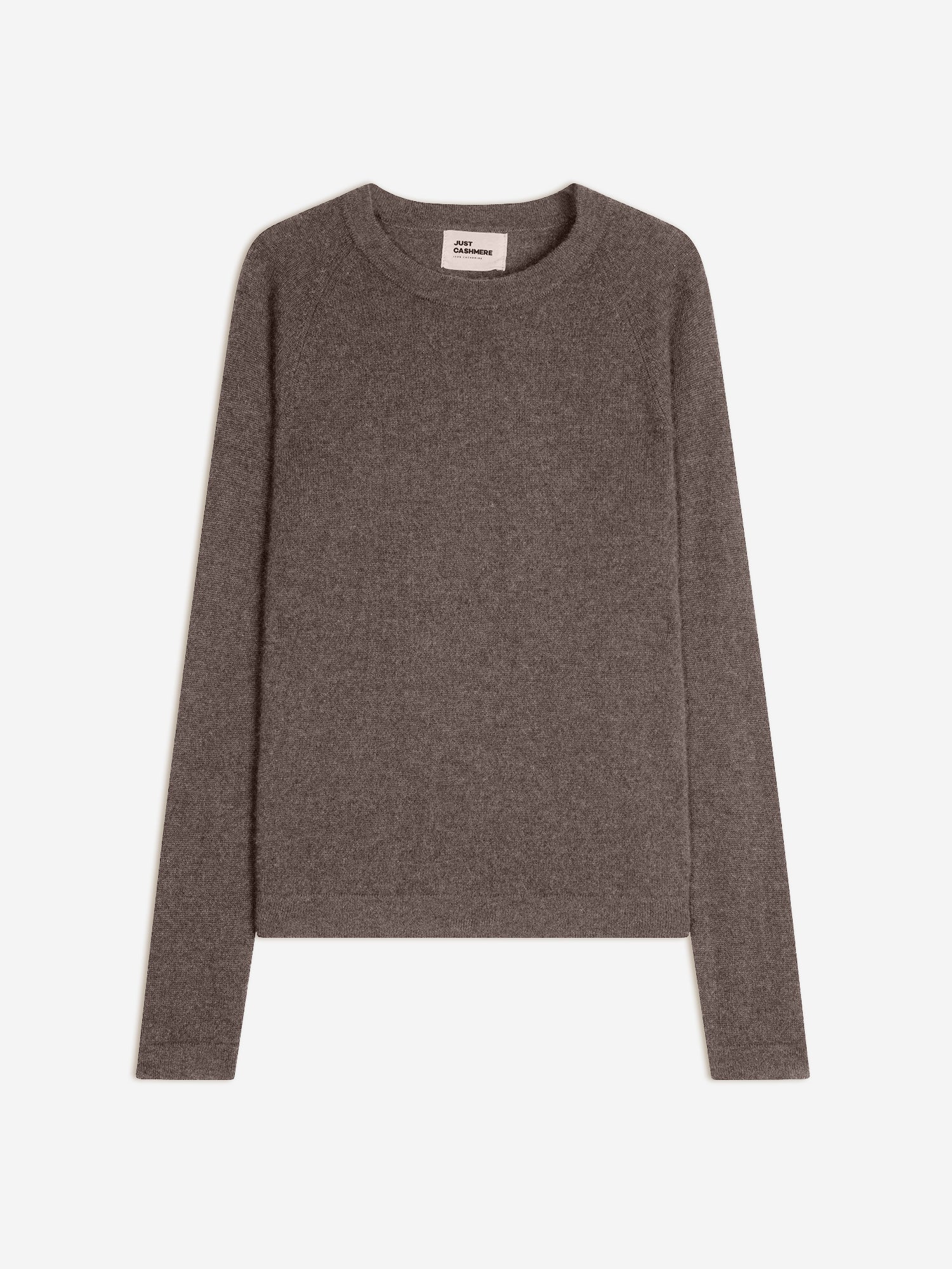 JANE pull col rond taupe chiné